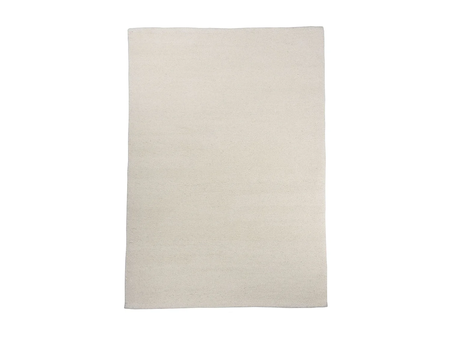 Tapis berbère noué à la main en laine 120x180 cm blanc Maloronga