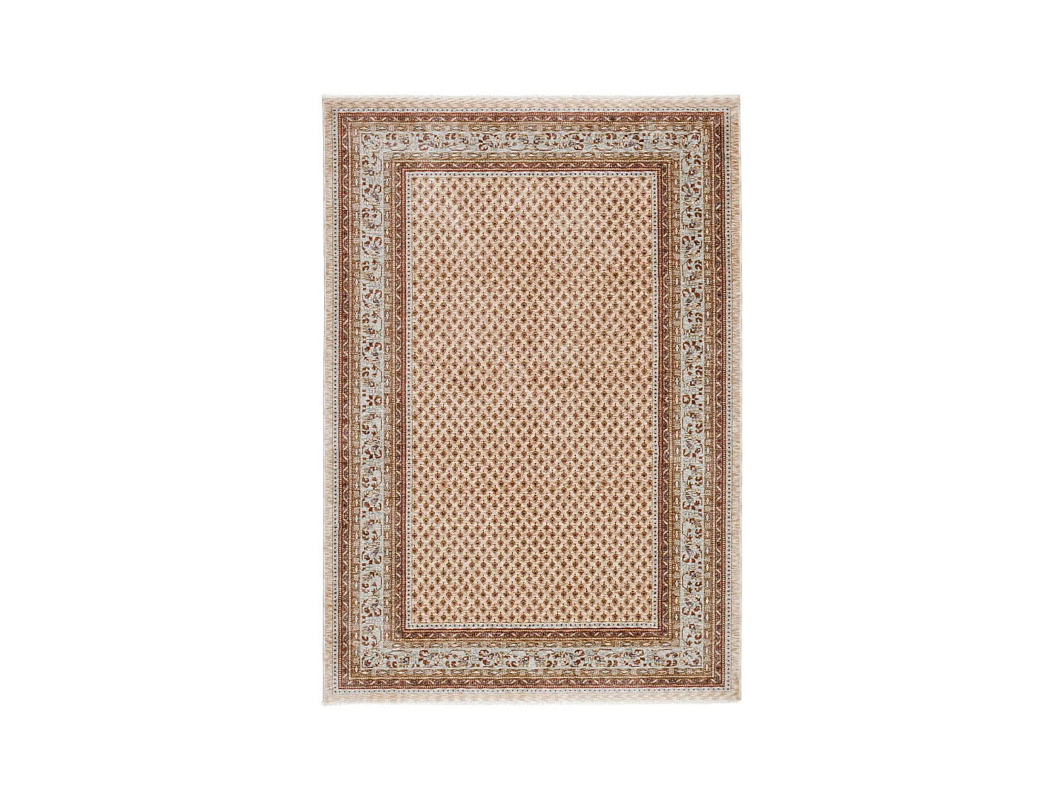 Tapis à bordure de style oriental  160x230 cm beige multi Beatrice