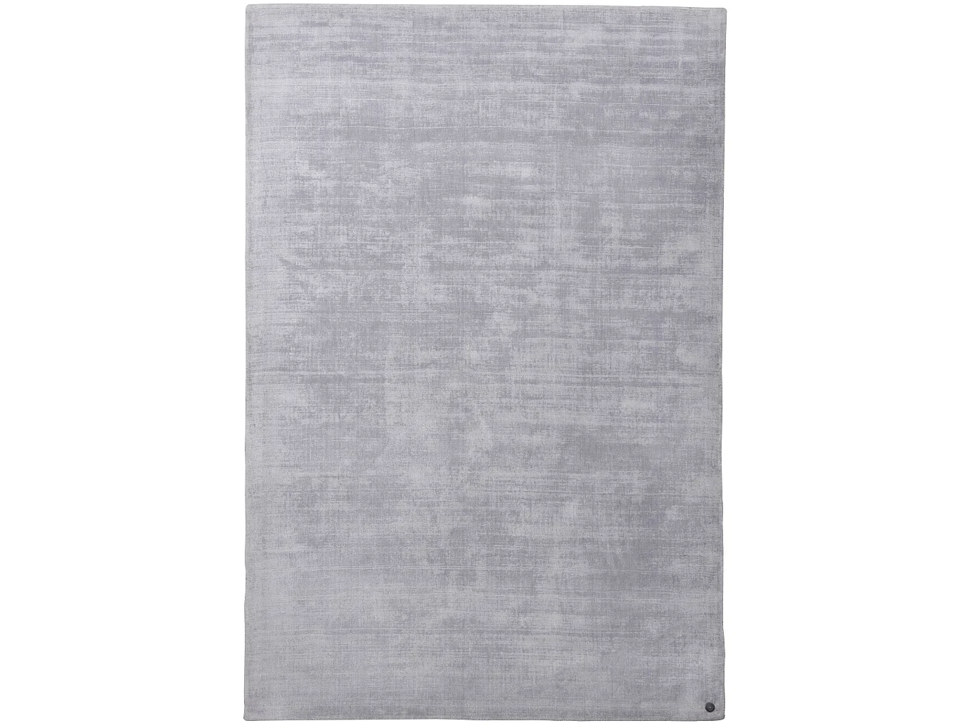 Tapis en viscose tissé à la main 65x135 cm argent Shine
