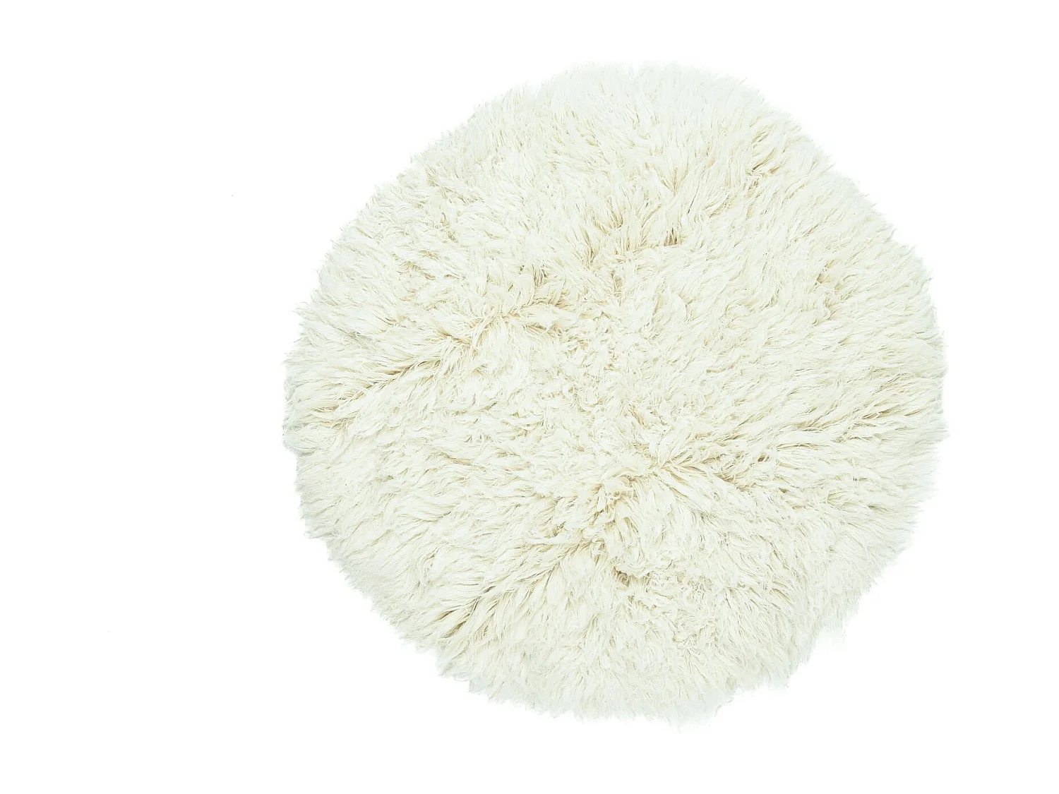 Tapis Flokati provenant de Grèce 250x250 cm natural Flokos XXL