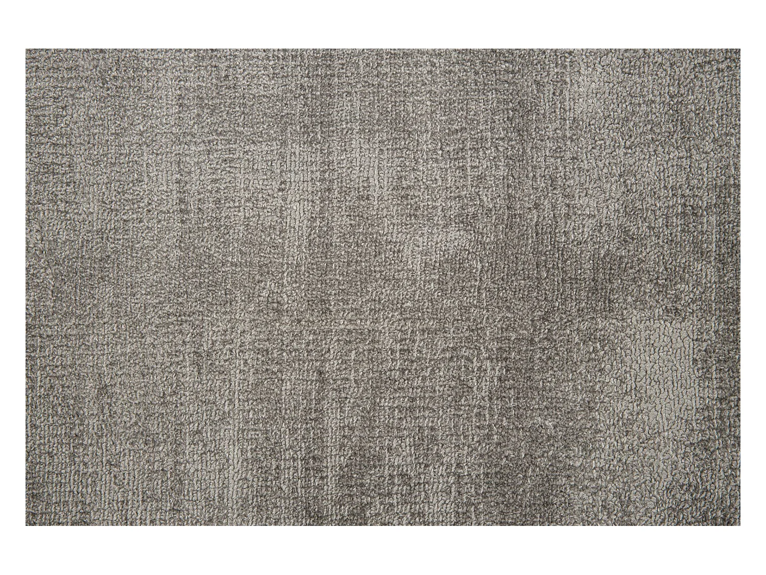 Handgewebter Viskoseteppich 160x230 cm Grau Shine