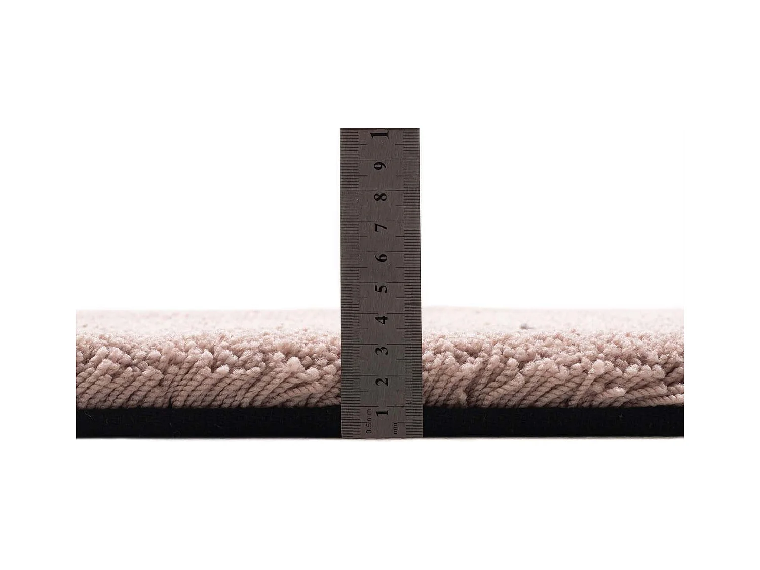 Handgetufteter Shaggyteppich 50x80 cm Beige Cozy