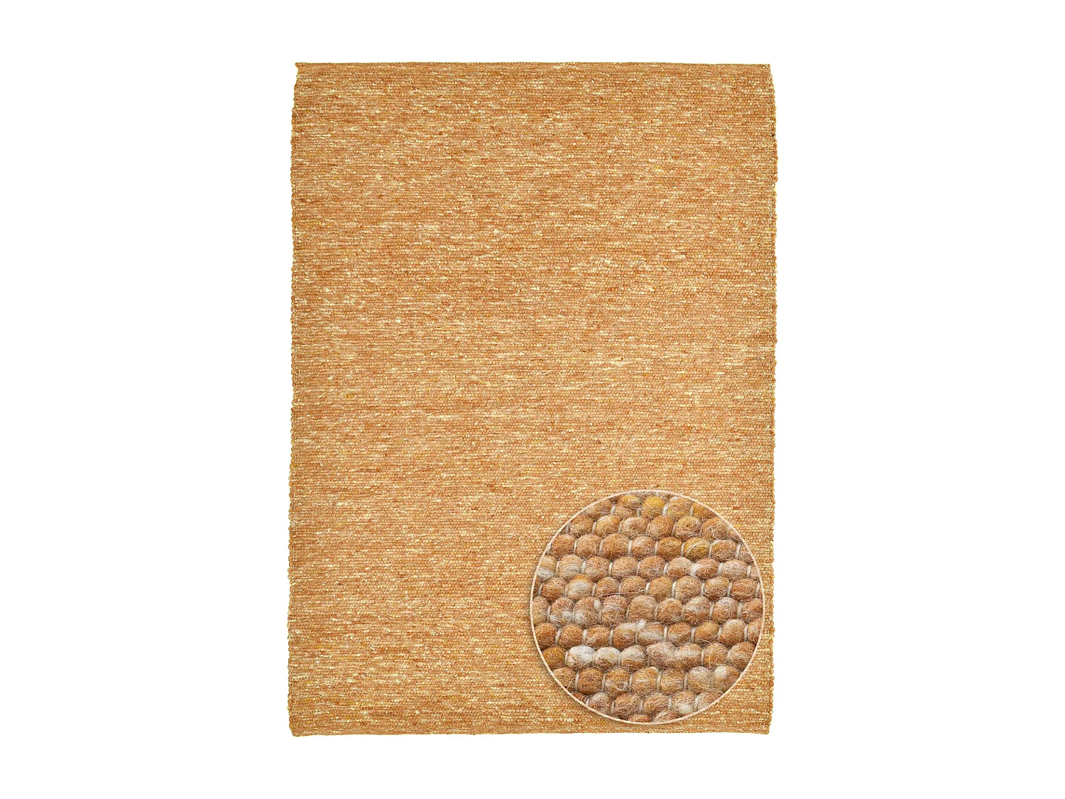 Tapis en laine réversible tissé à la main 120x180 cm terra Alpen