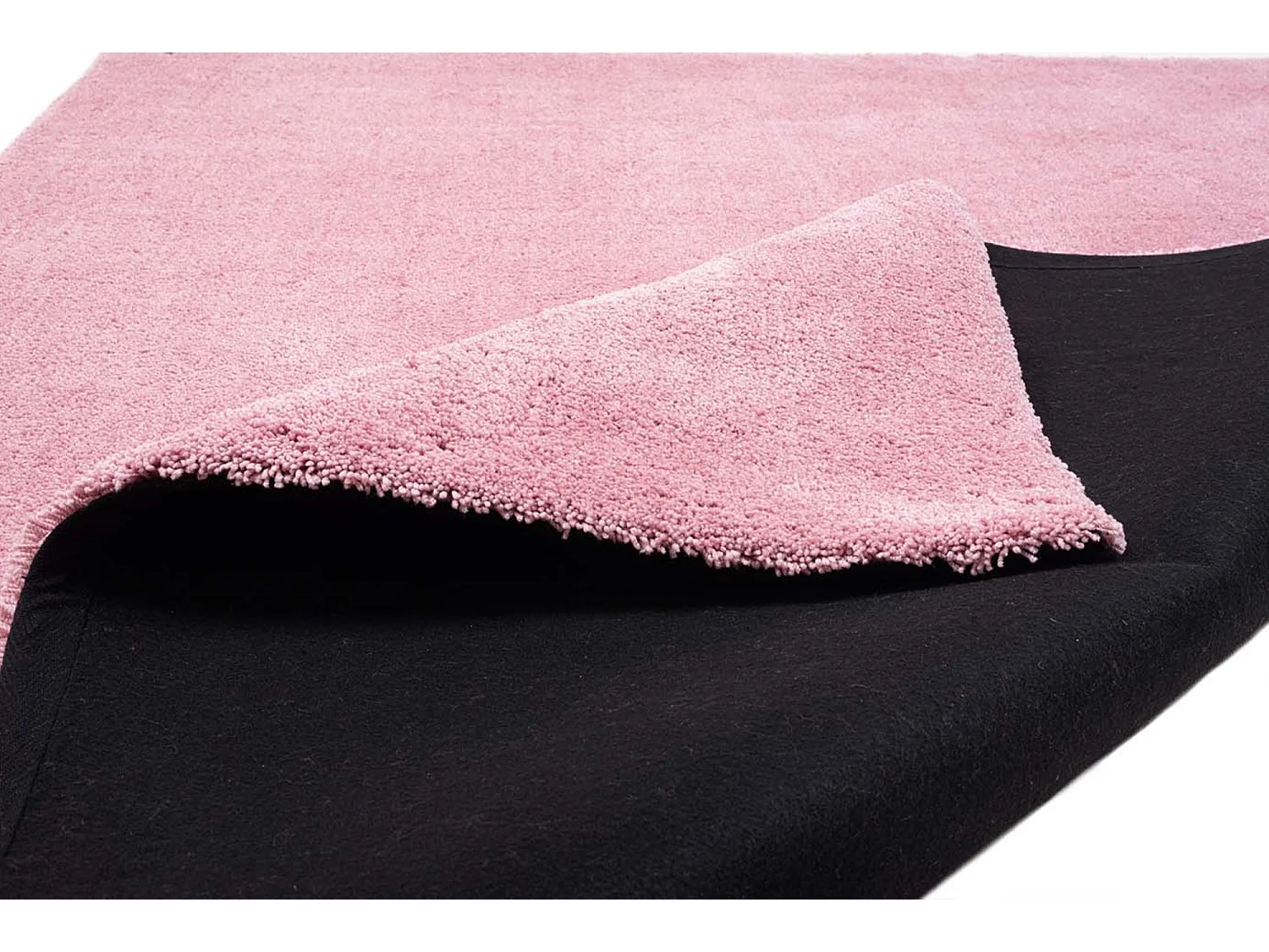 Tapis Shaggy tufté à la main 85x155 cm rose Cozy
