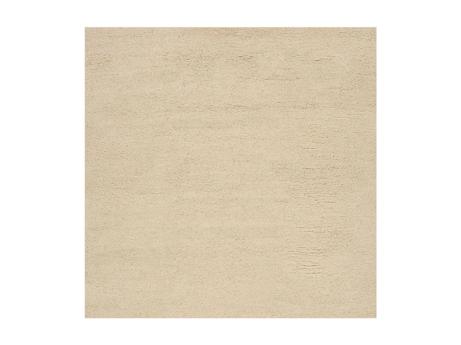 Tapis berbère noué à la main en laine  200x200 cm blanc Taza Royal