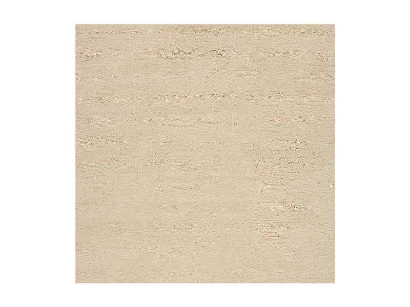 Tapis berbère noué à la main en laine  200x200 cm blanc Taza Royal