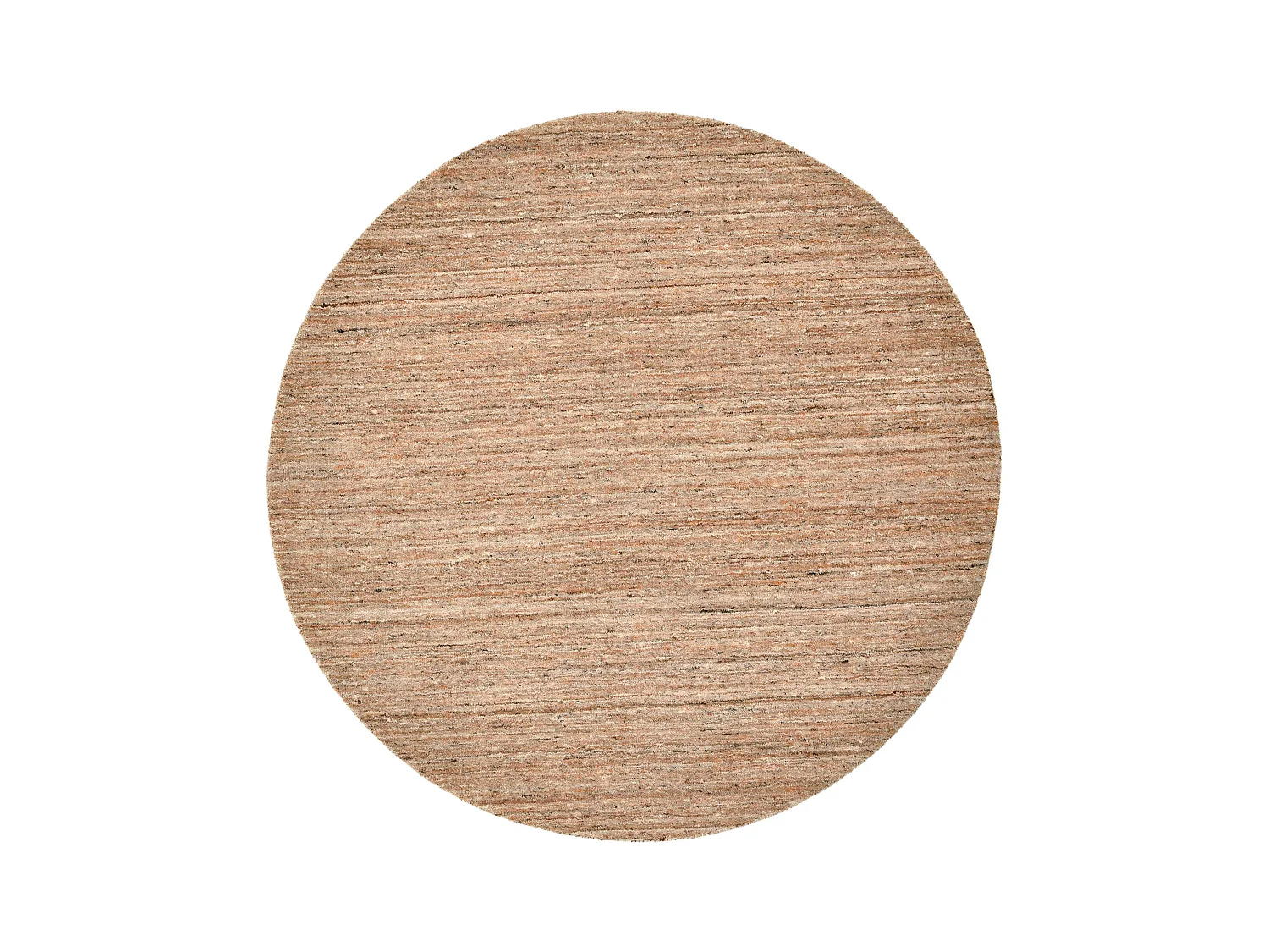 Alfombra de lana UNI tejida a mano 150x150 cm Ocre Pure