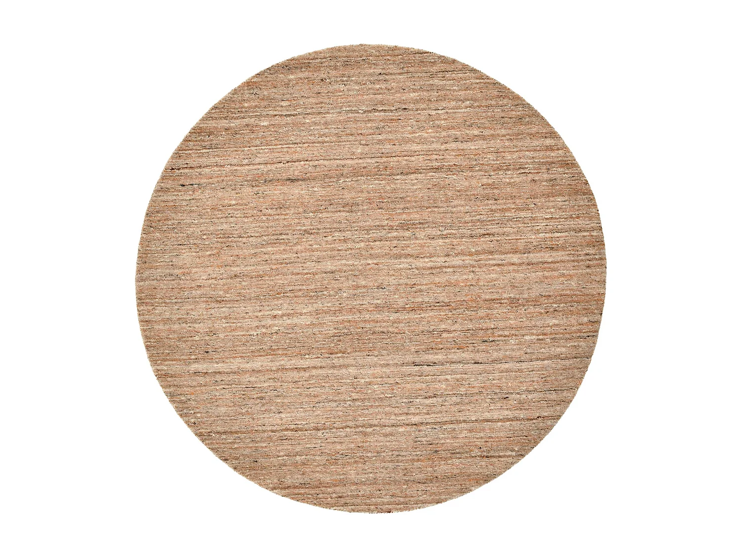 Tapis en laine UNI tissé à la main 150x150 cm ocre Pure