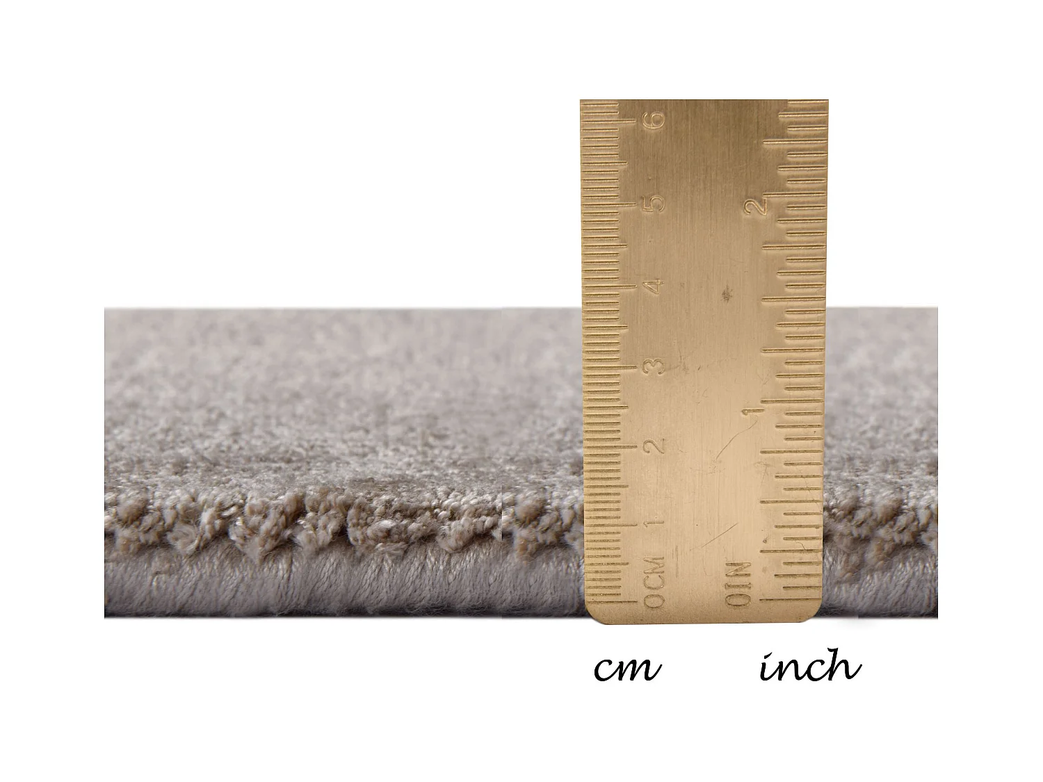 Handgewebter Viskoseteppich 250x300 cm Beige Shine