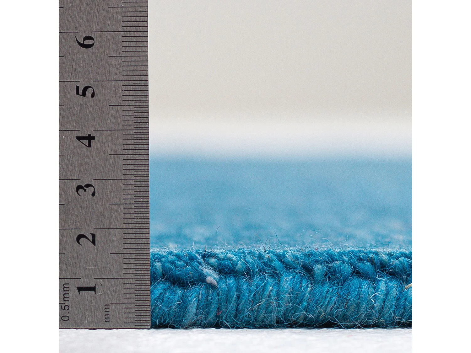 Tapis UNI tissé à la main  60x90 cm bleu Holi