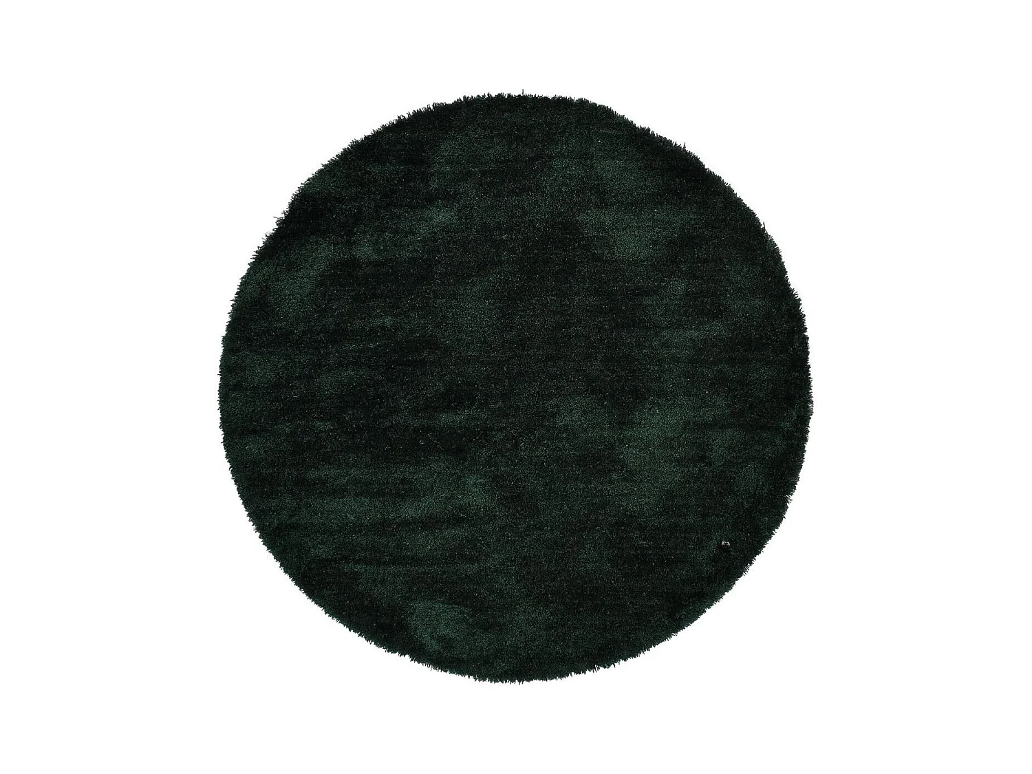 Tapis Shaggy tufté à la main 100x100 cm vert Cozy