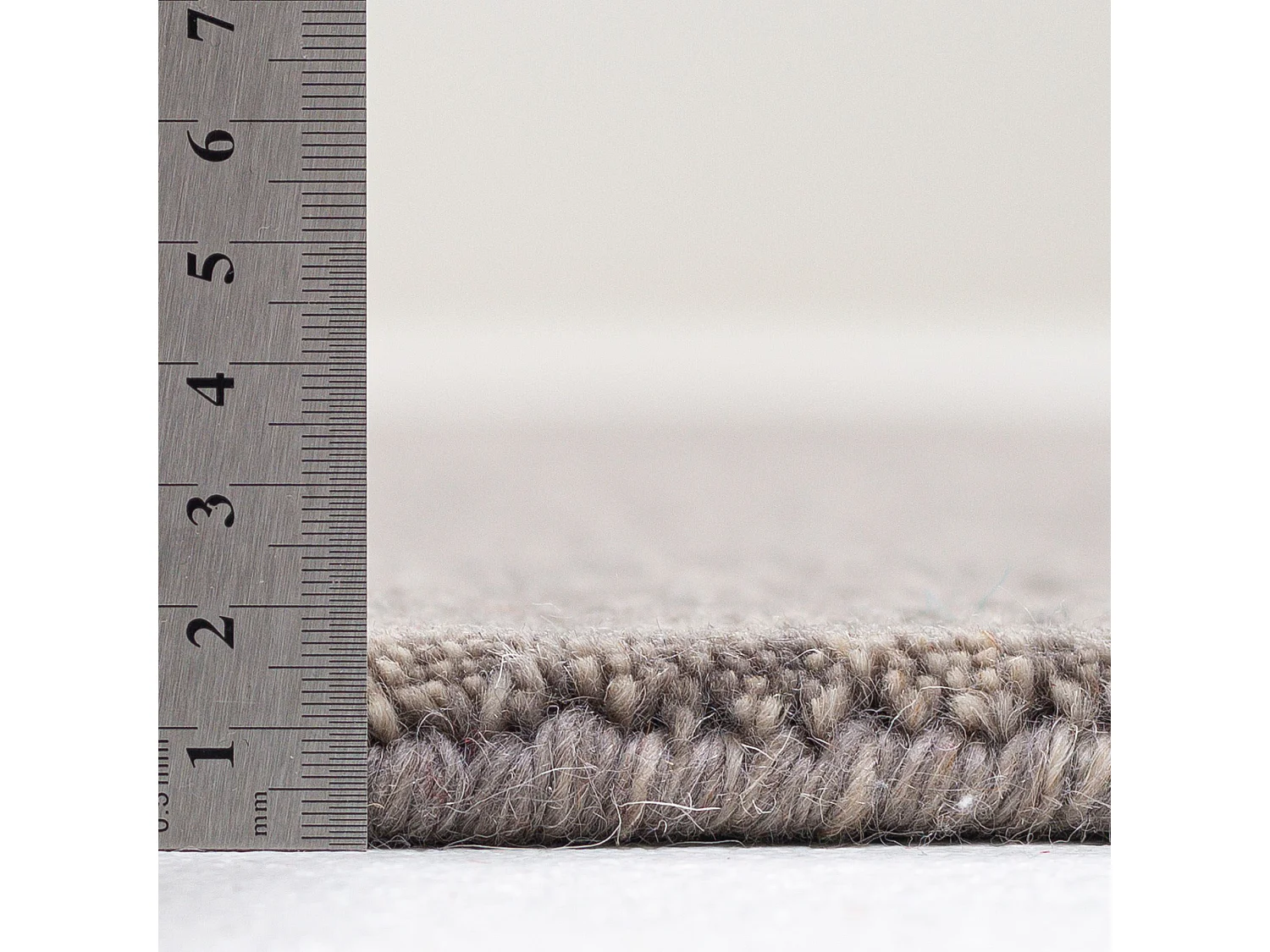 Tapis UNI tissé à la main  190x250 cm gris Holi