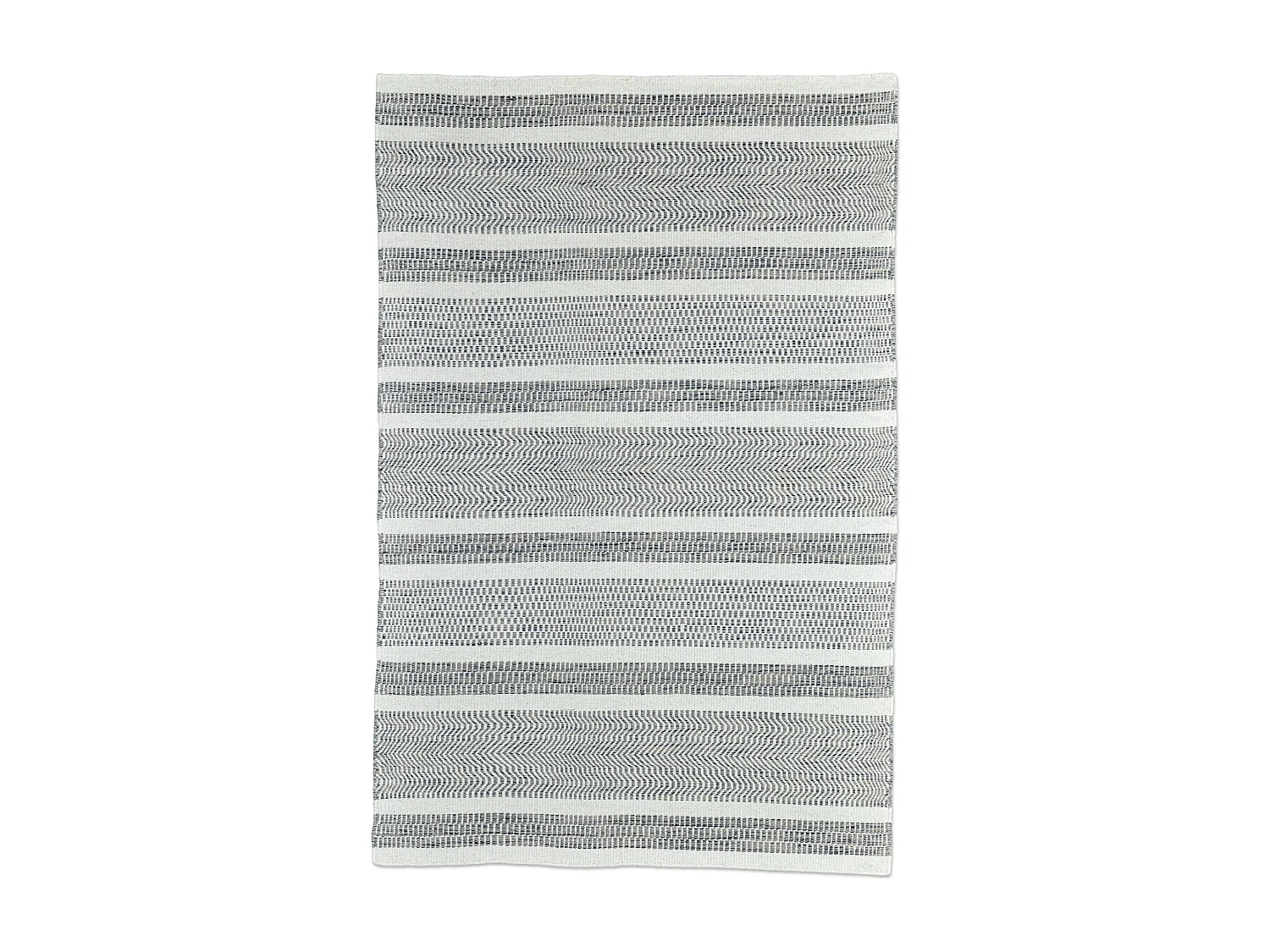 Tapis en laine de style scandinave 80x150 cm natural gris Trondheim