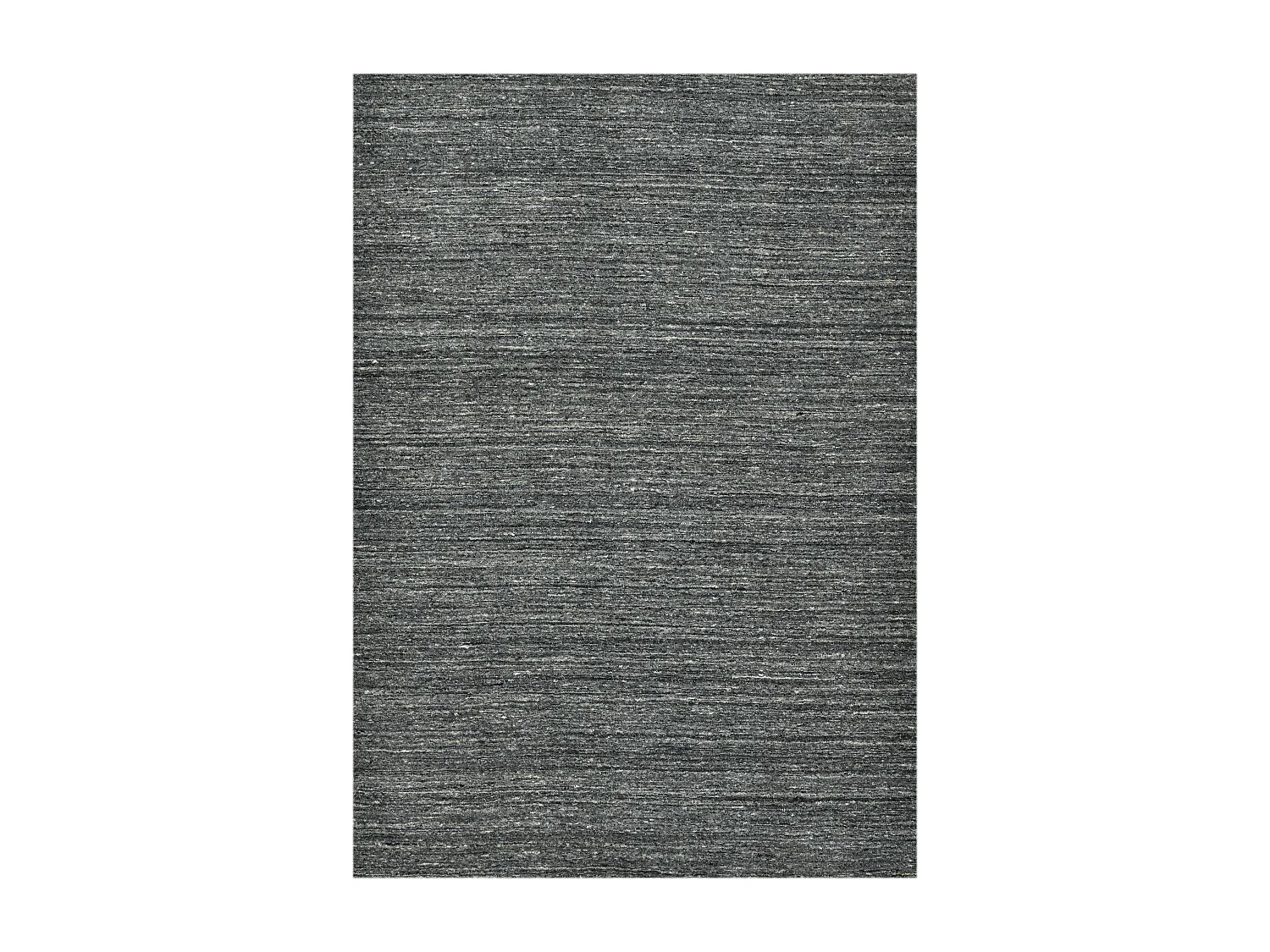 Tapis en laine UNI tissé à la main 170x240 cm anthracite Pure