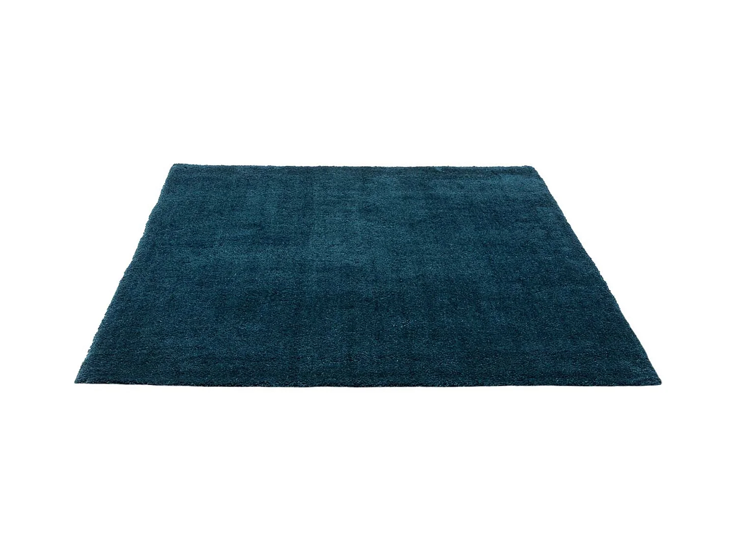 Tapis Shaggy tufté à la main 65x135 cm pétrole Cozy