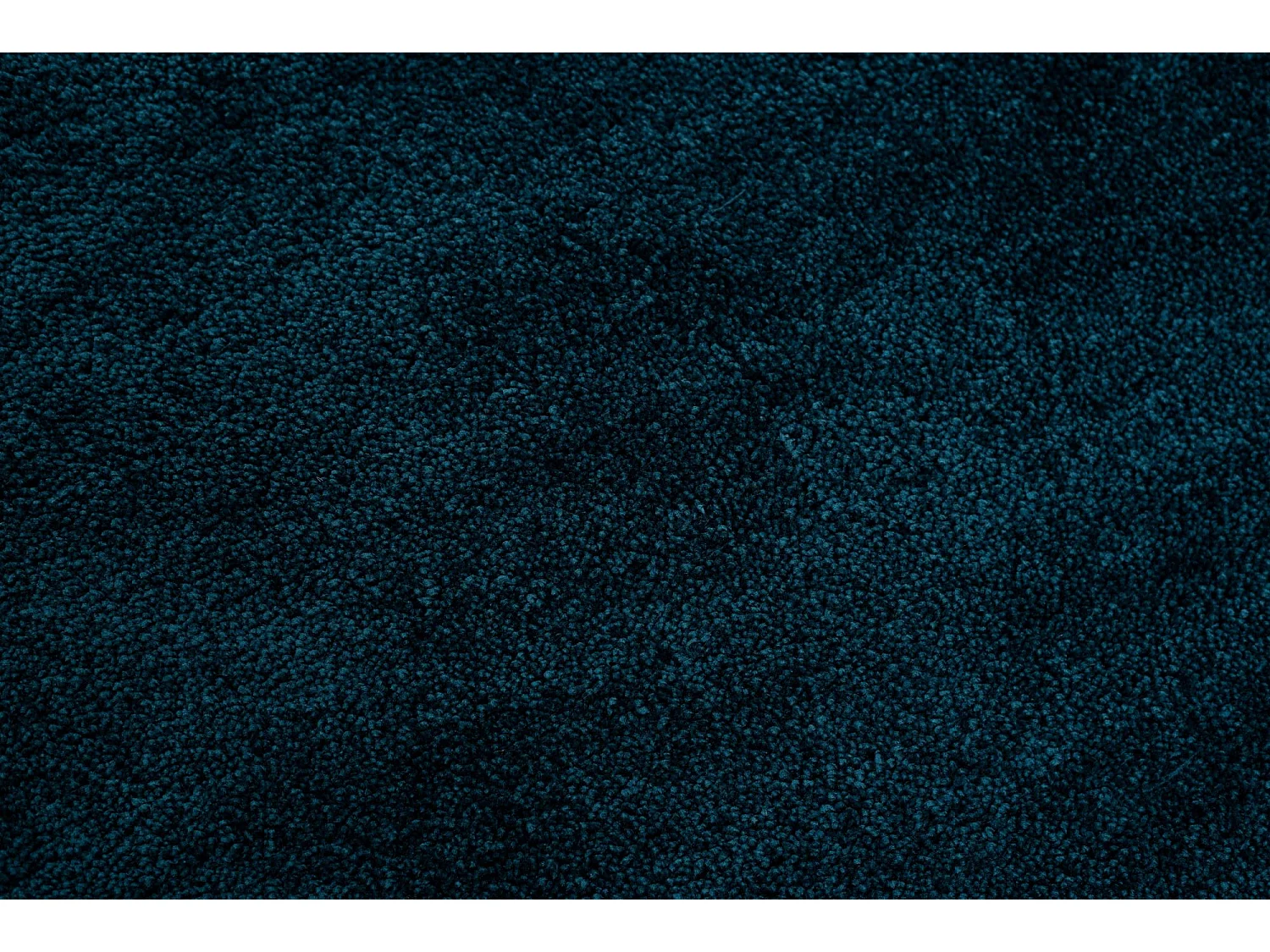 Tapis Shaggy tufté à la main 140x140 cm pétrole Cozy