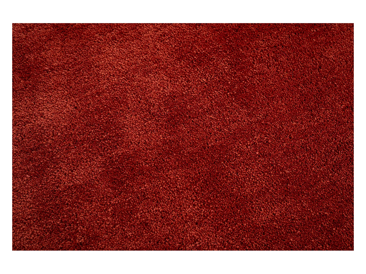 Tapis Shaggy tufté à la main 190x190 cm rouille Cozy