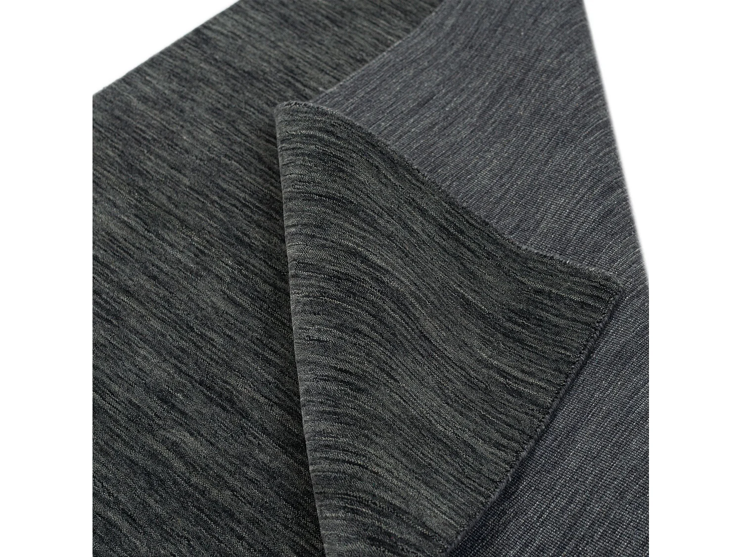 Tapis UNI tissé à la main  40x60 cm gris foncé Holi