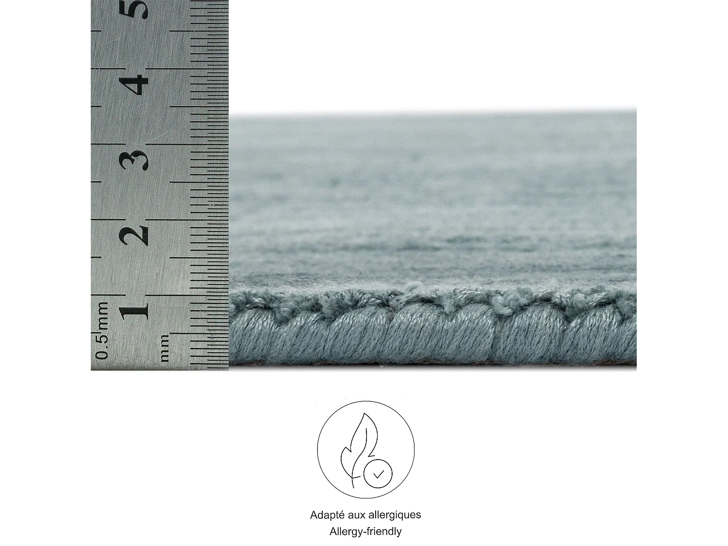 Handgeweven tapijt van viscose 240x340 cm lichtturquoise Star