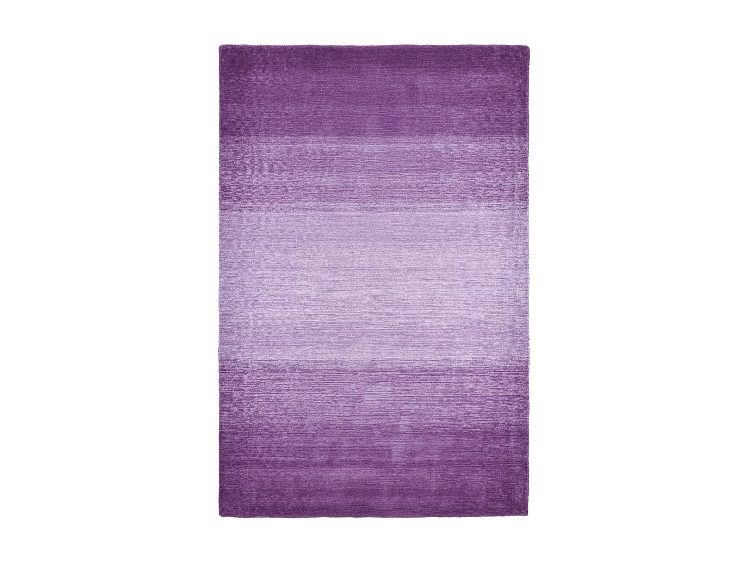 Tapis en laine avec dégradé de couleurs 90x160 cm violette Wool Comfort