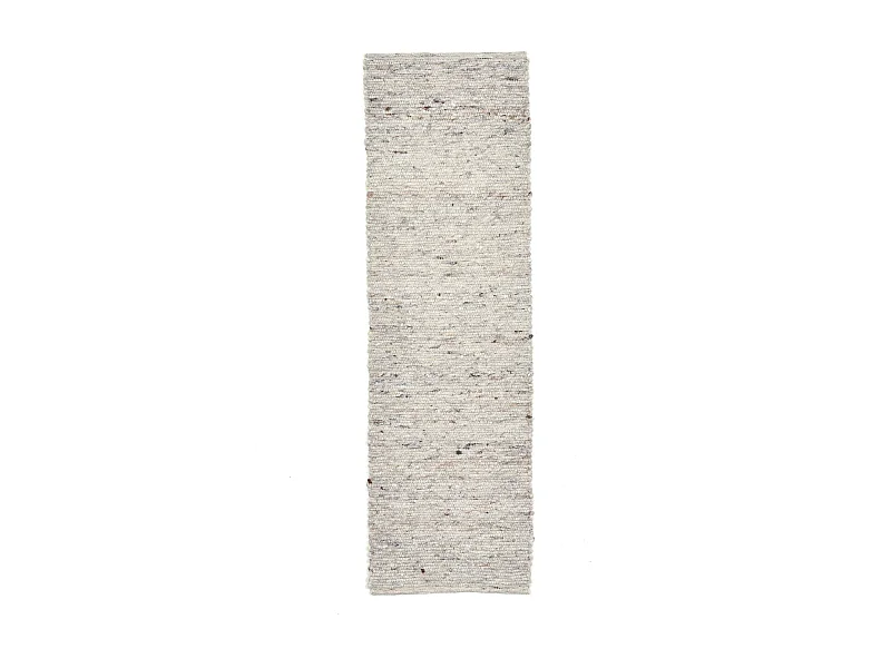 Tapis en laine tissé à la main réversible 70x240 cm sable multi Alm-Glück