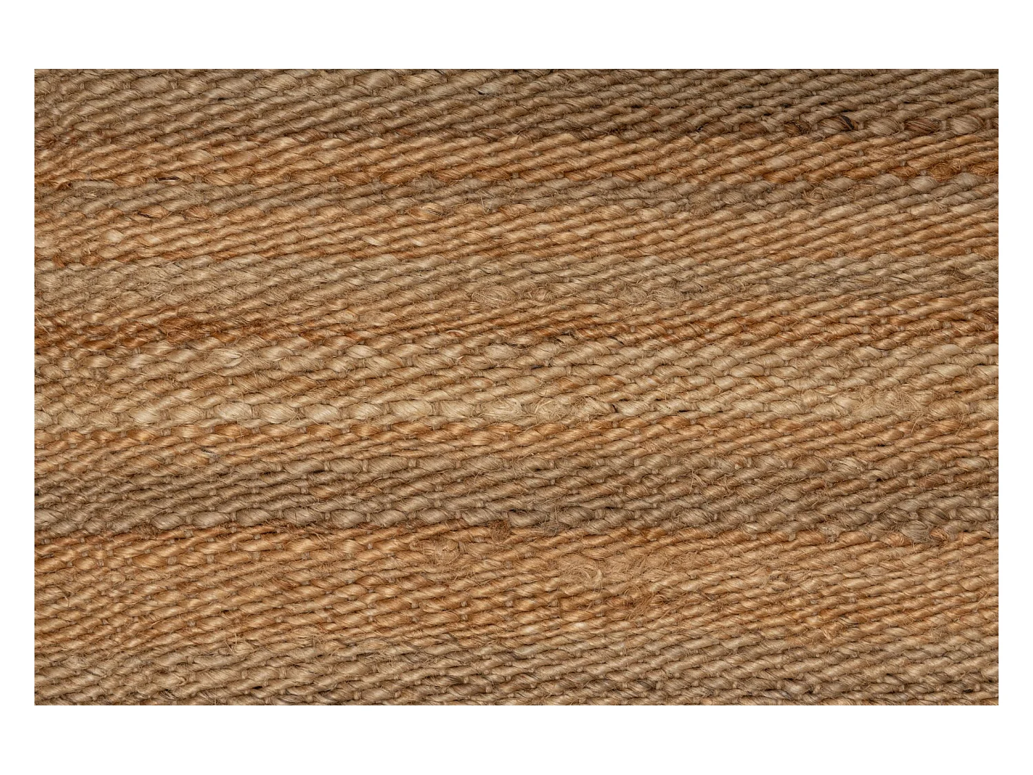 Handgearbeiteter Juteteppich 130x190 cm Natur Forest