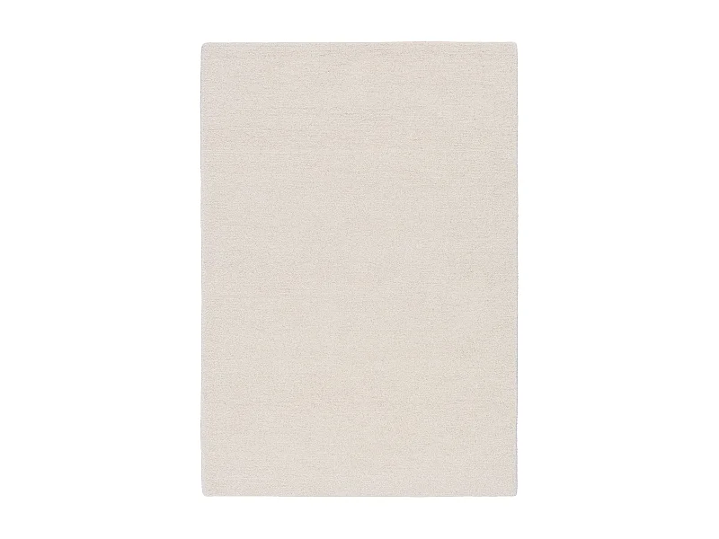 Tapete de lã tufado à mão em estilo berbere 60x90 cm branco natural Royal Berber