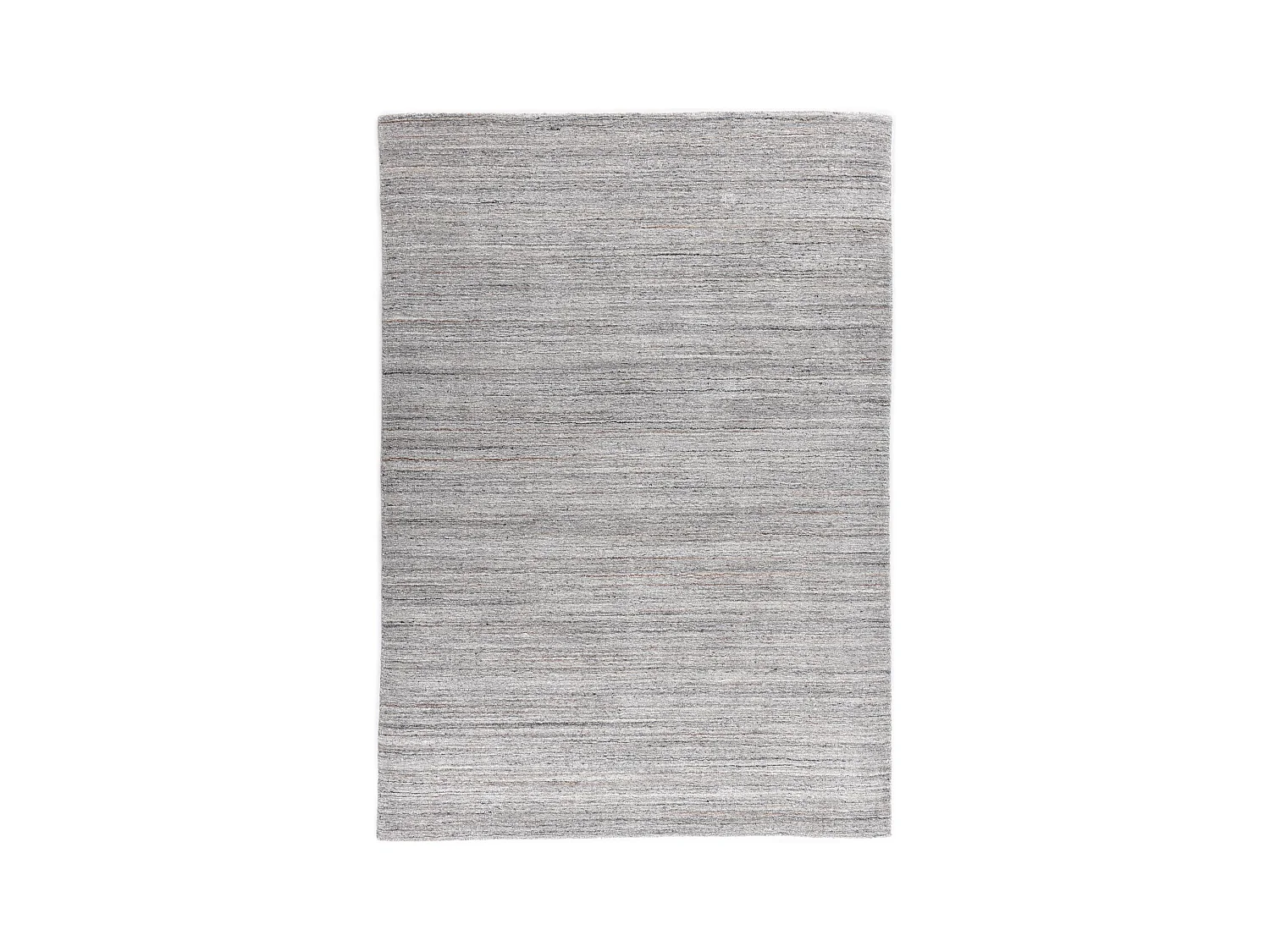 Tapis tissé à la main en laine et viscose 60x90 cm gris Sandiego