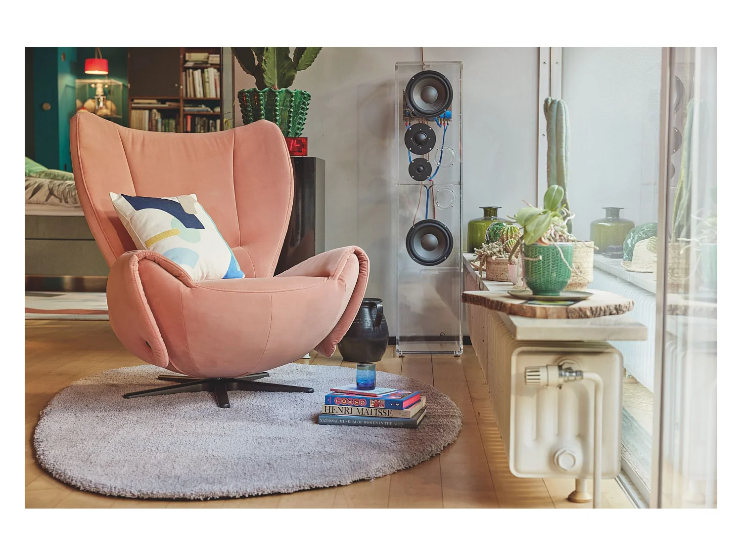 Tapis Shaggy tufté à la main 80x120 cm gris Cozy