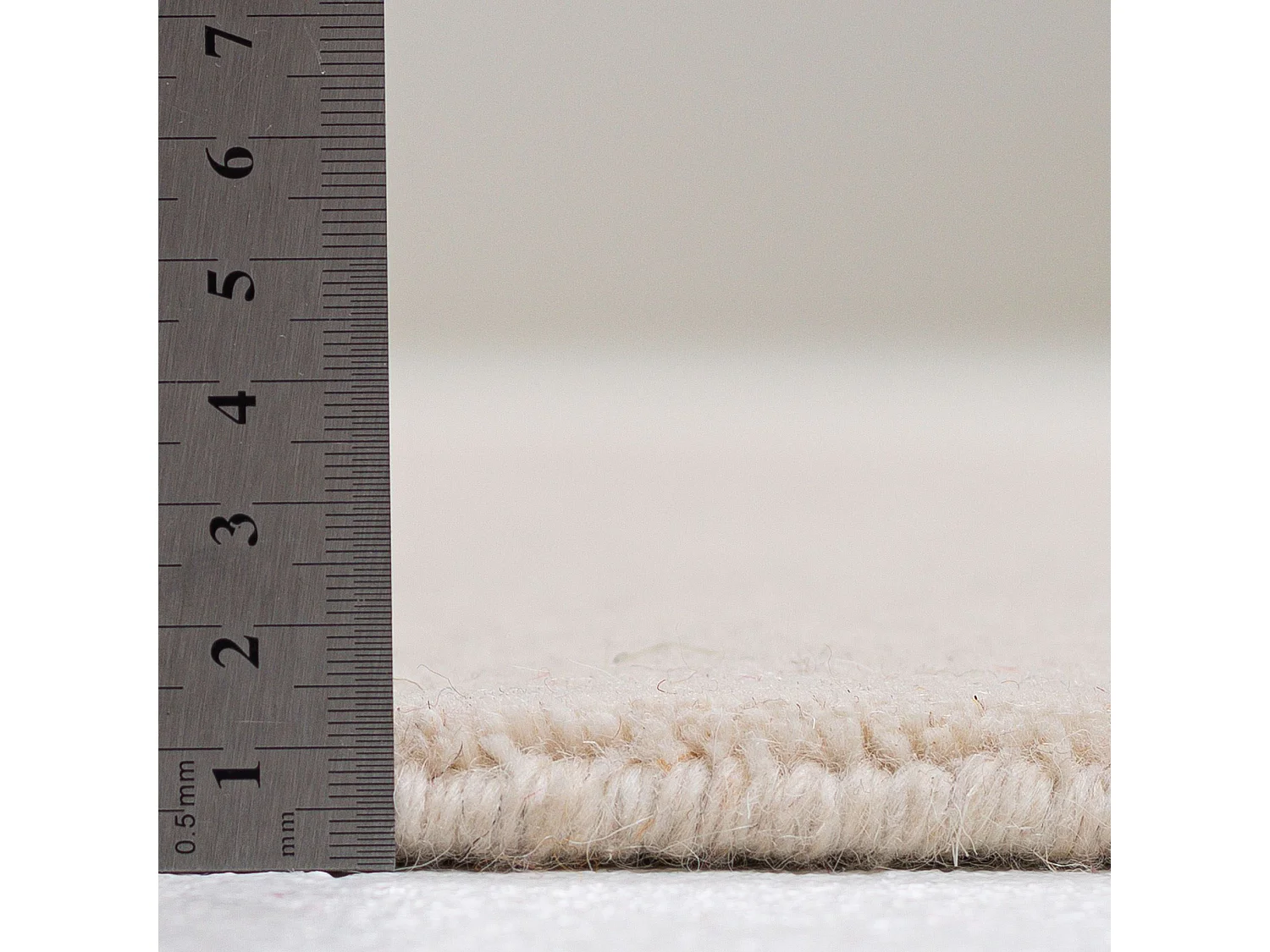 Tapis UNI tissé à la main  250x350 cm crème Holi