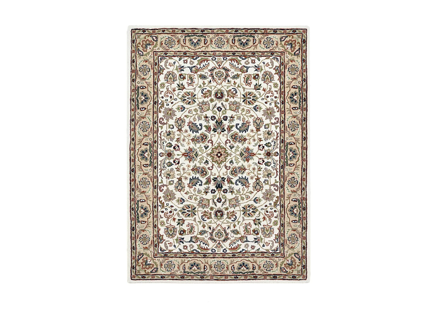 Tapis d'Orient tufté à la main en laine 170x240 cm beige Royal Orient