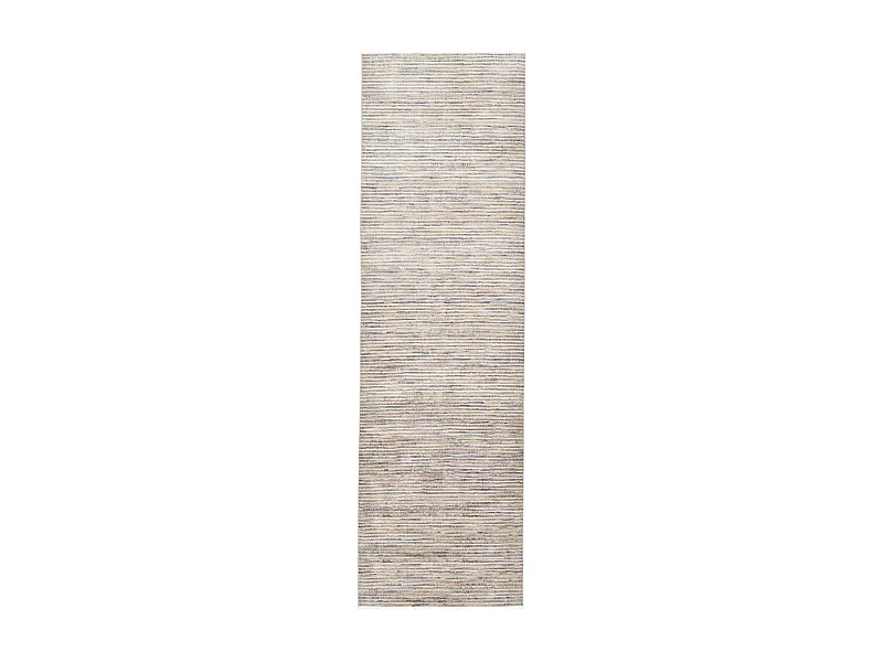 Tappeto a trama piatta con effetto corto 80x280 cm beige Corduletta
