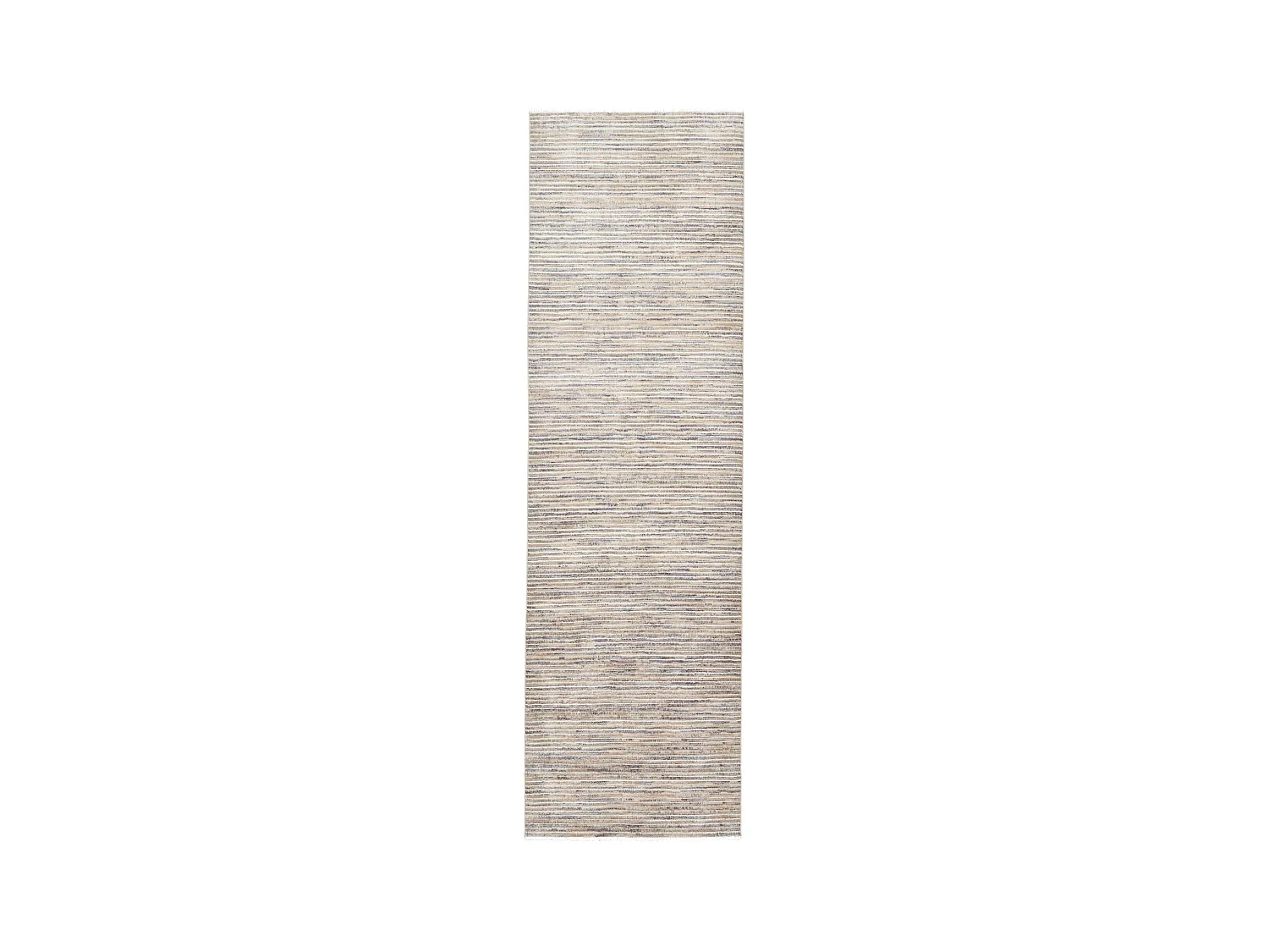 Tappeto a trama piatta con effetto corto 80x280 cm beige Corduletta