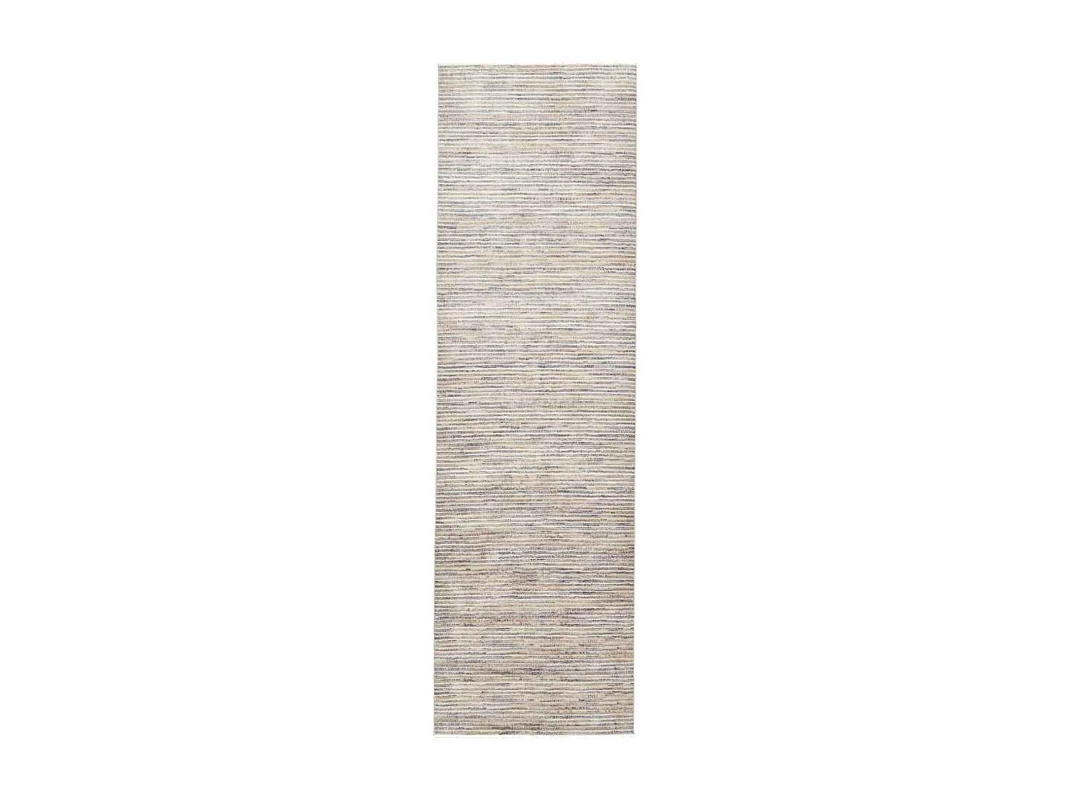 Tapis à tissage plat aspect court 80x280 cm beige Corduletta