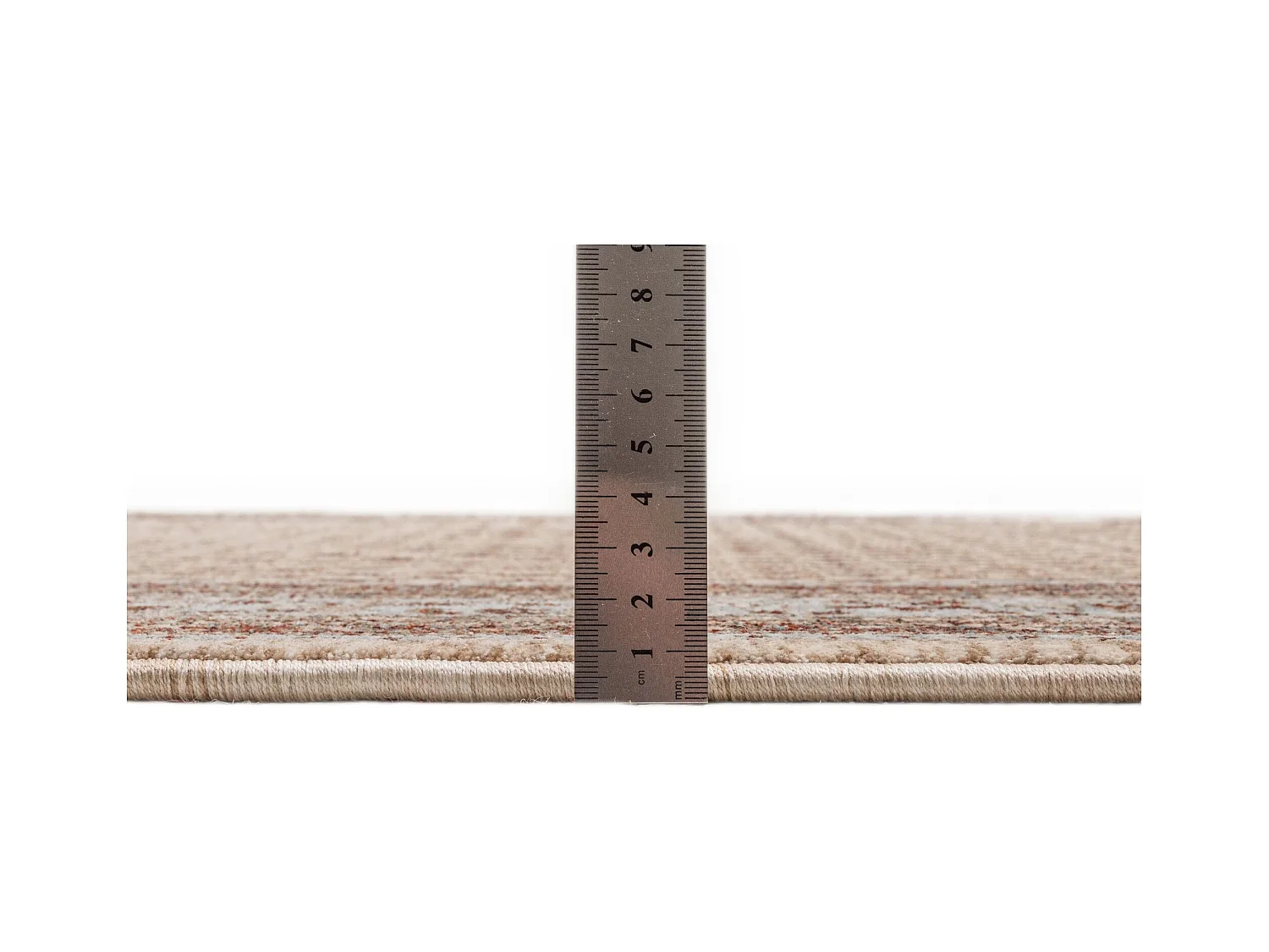 Bordürenteppich im Orient Stil 80x150 cm Beige Multi Beatrice