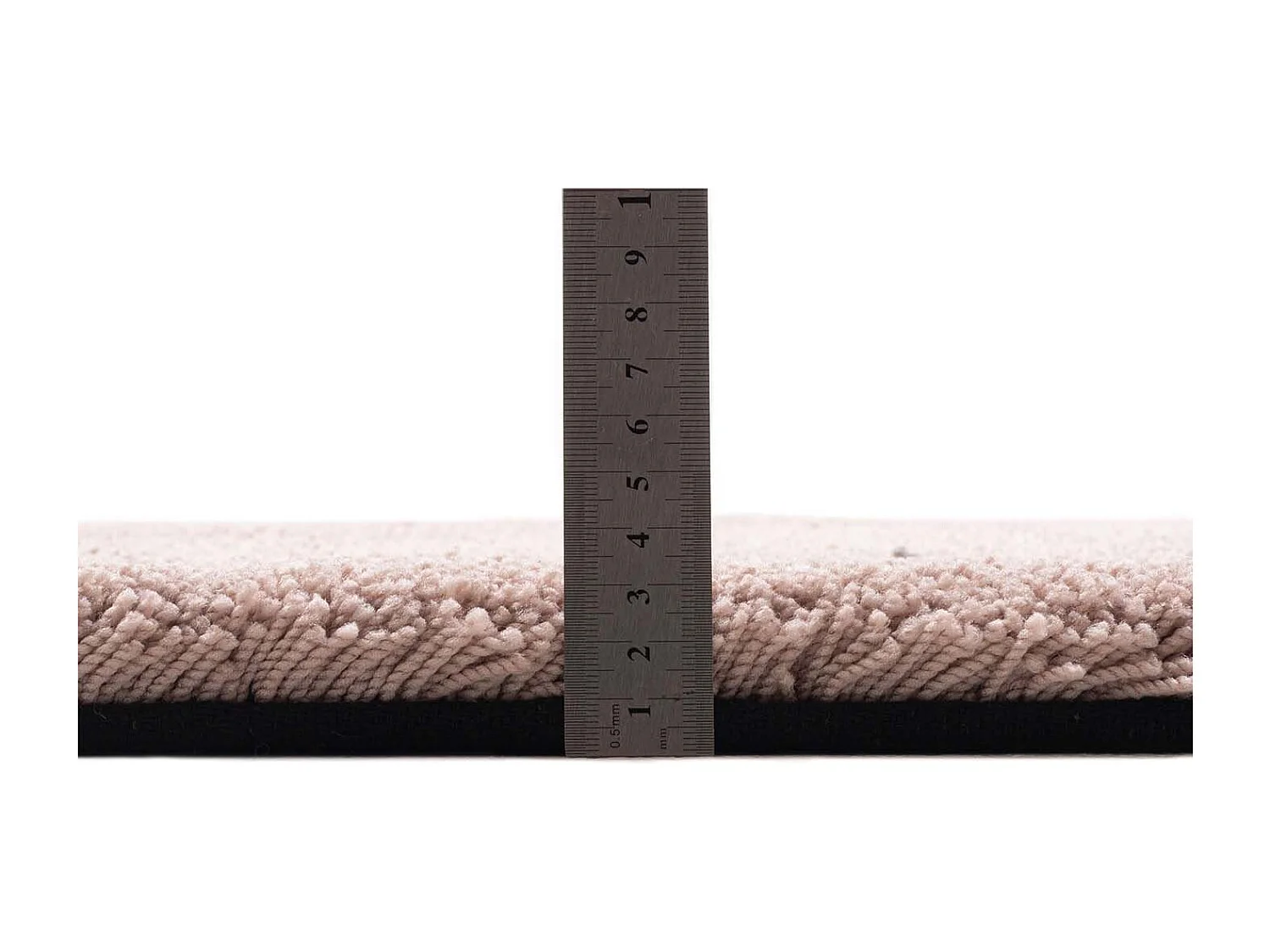 Tapis Shaggy tufté à la main 85x155 cm beige Cozy