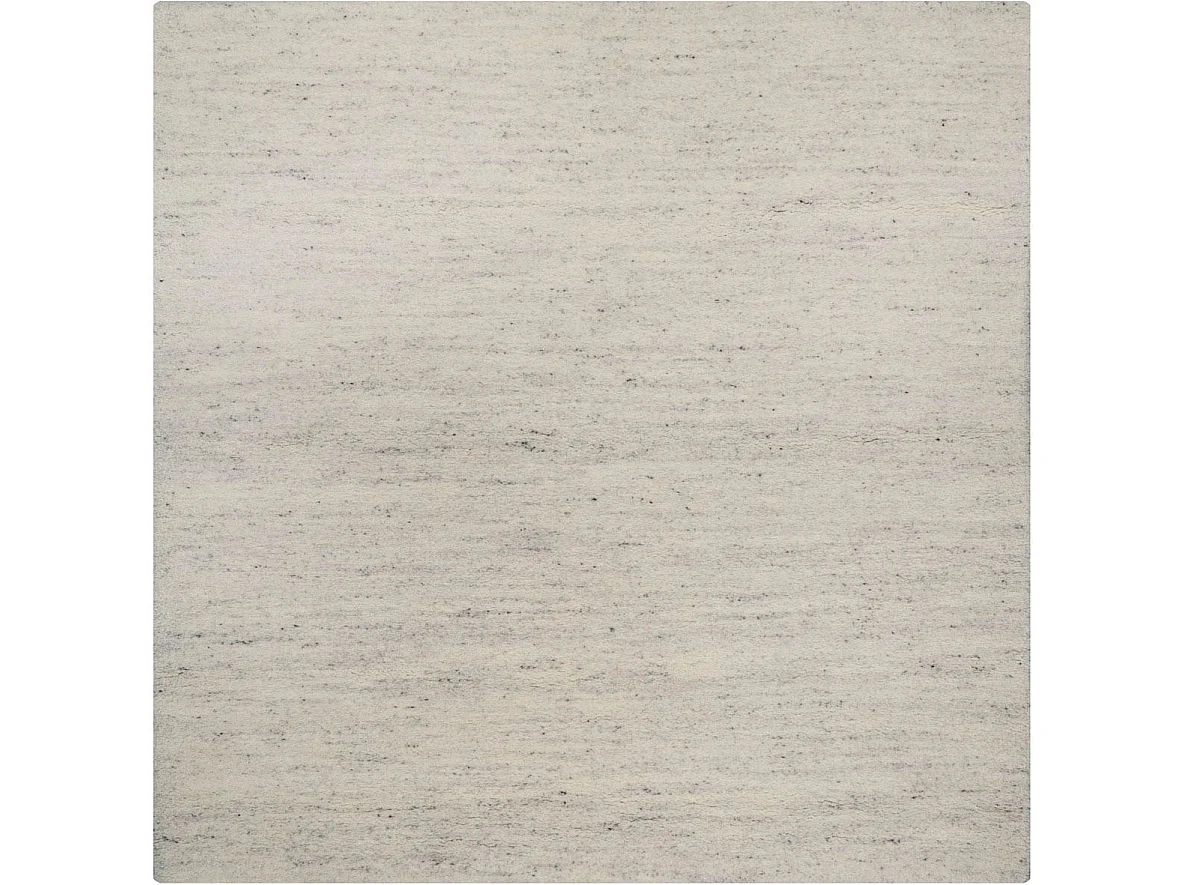 Tapis berbère noué à la main en laine 250x250 cm sable Imaba Super