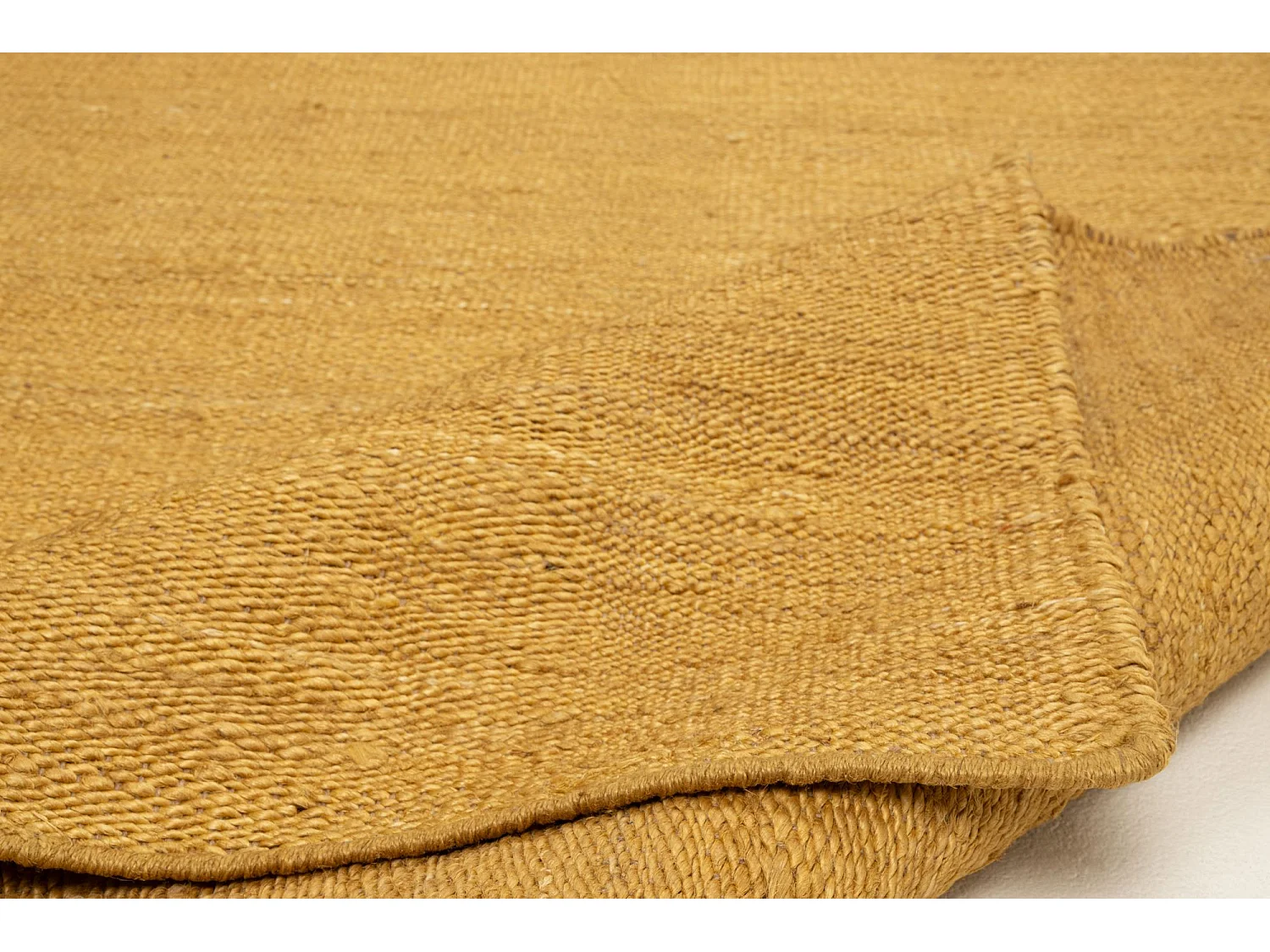 Tapis en jute fait main  130x190 cm or Forest