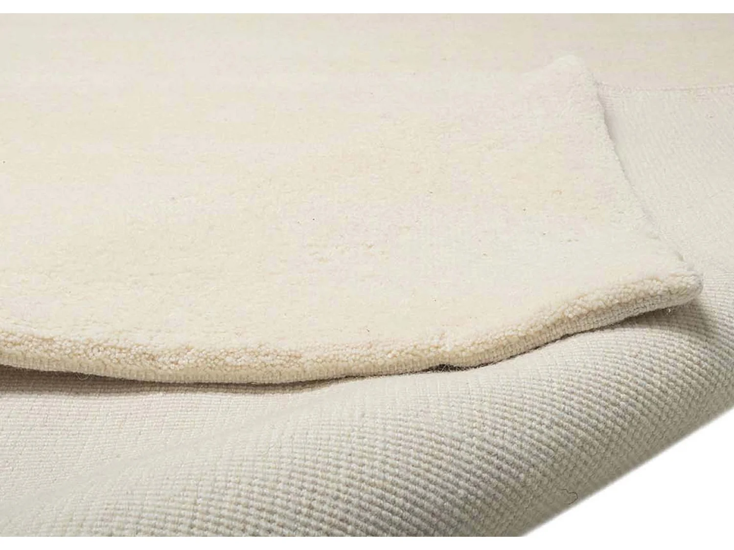 Tapis berbère noué à la main en laine 170x240 cm blanc Imaba Super