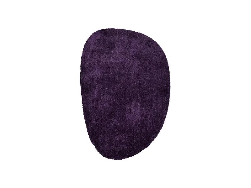 Handgetufteter Shaggyteppich 135x200 cm Lila Cozy