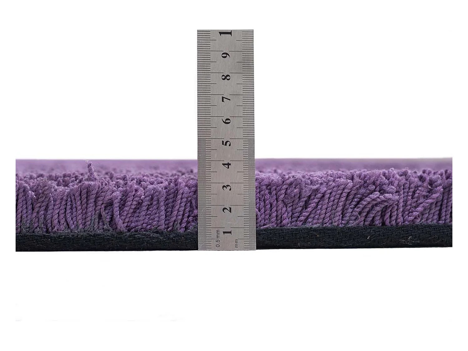 Tapis Shaggy tufté à la main 135x200 cm violette Cozy