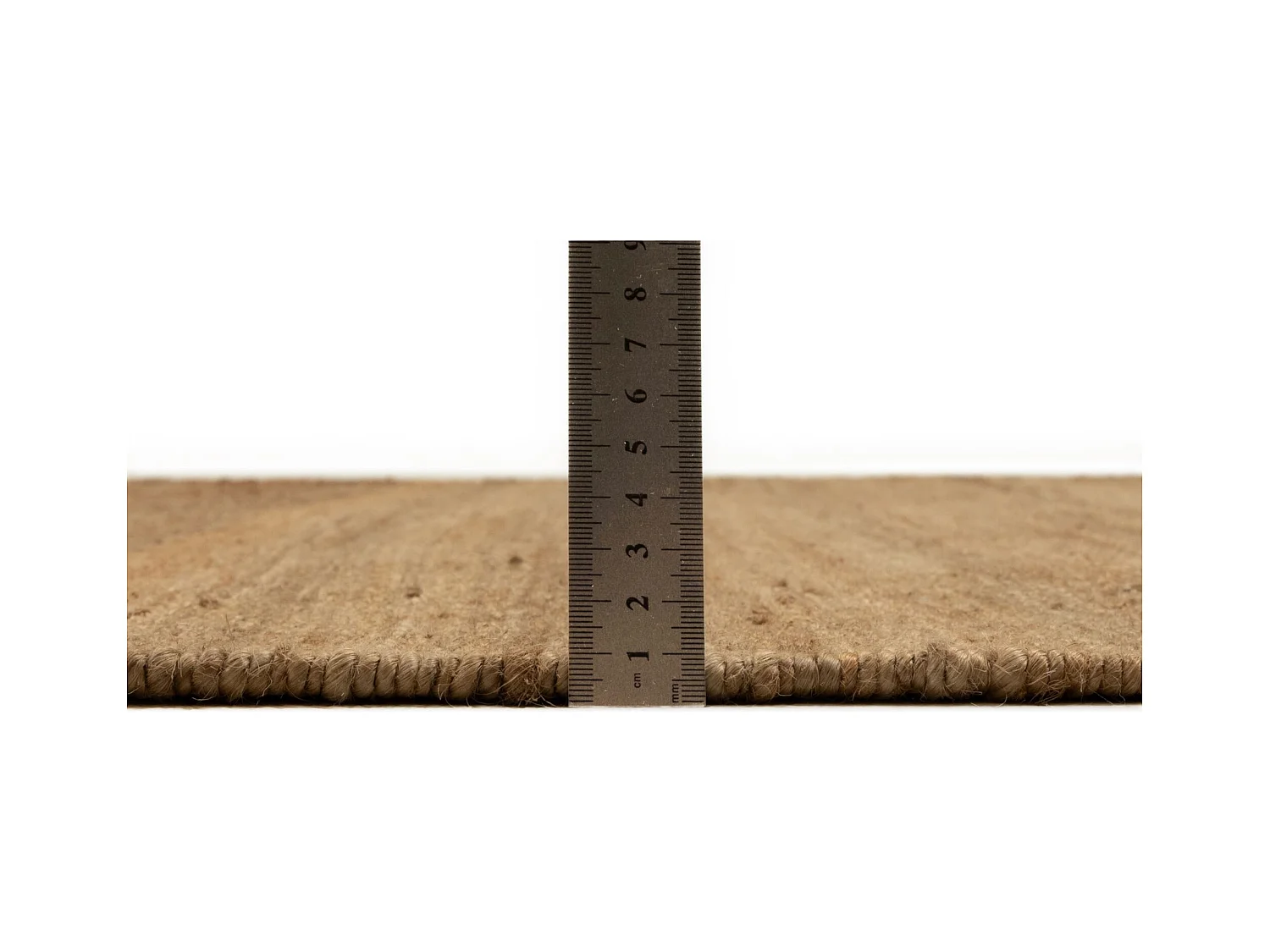 Handgearbeiteter Juteteppich 70x140 cm Natur Forest