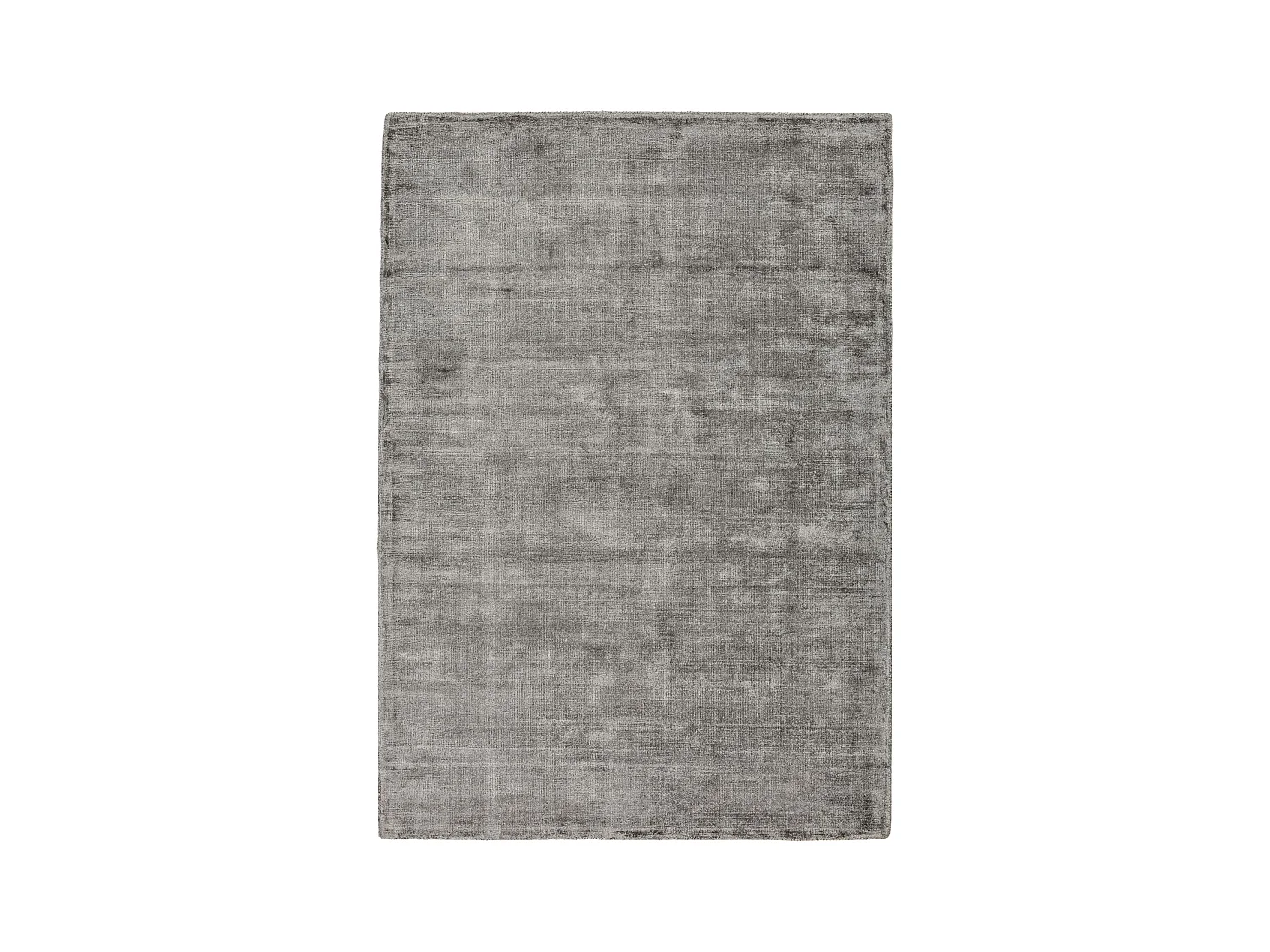 Tapis tissé à la main en viscose40x60 cm gris Star