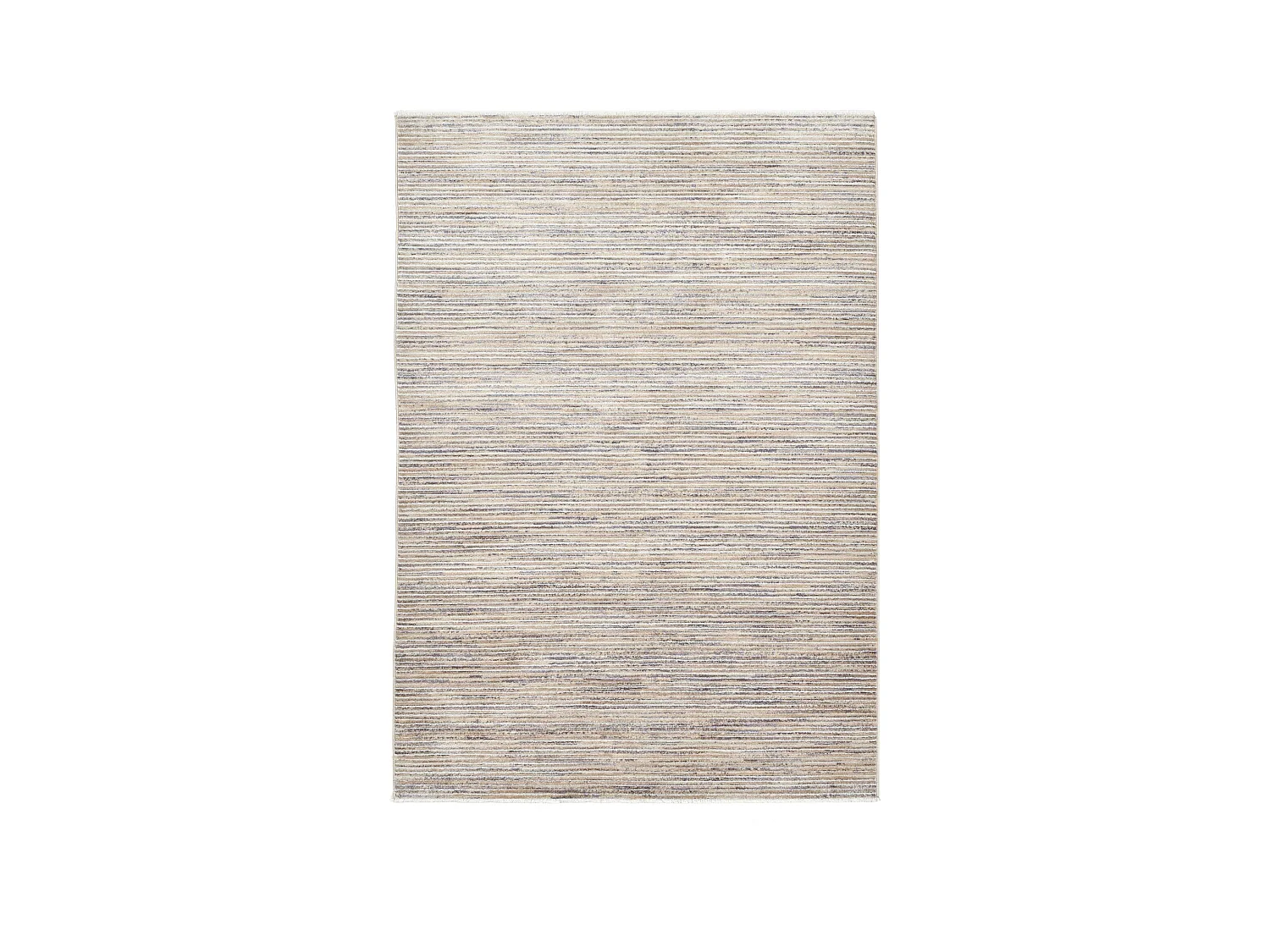 Tapis à tissage plat aspect court 120x180 cm beige Corduletta