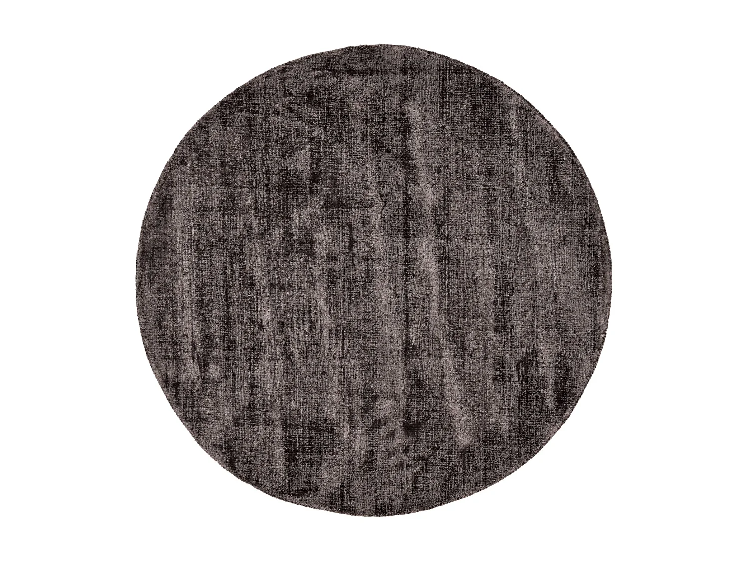 Tapis tissé à la main en viscose150x150 cm anthracite Star