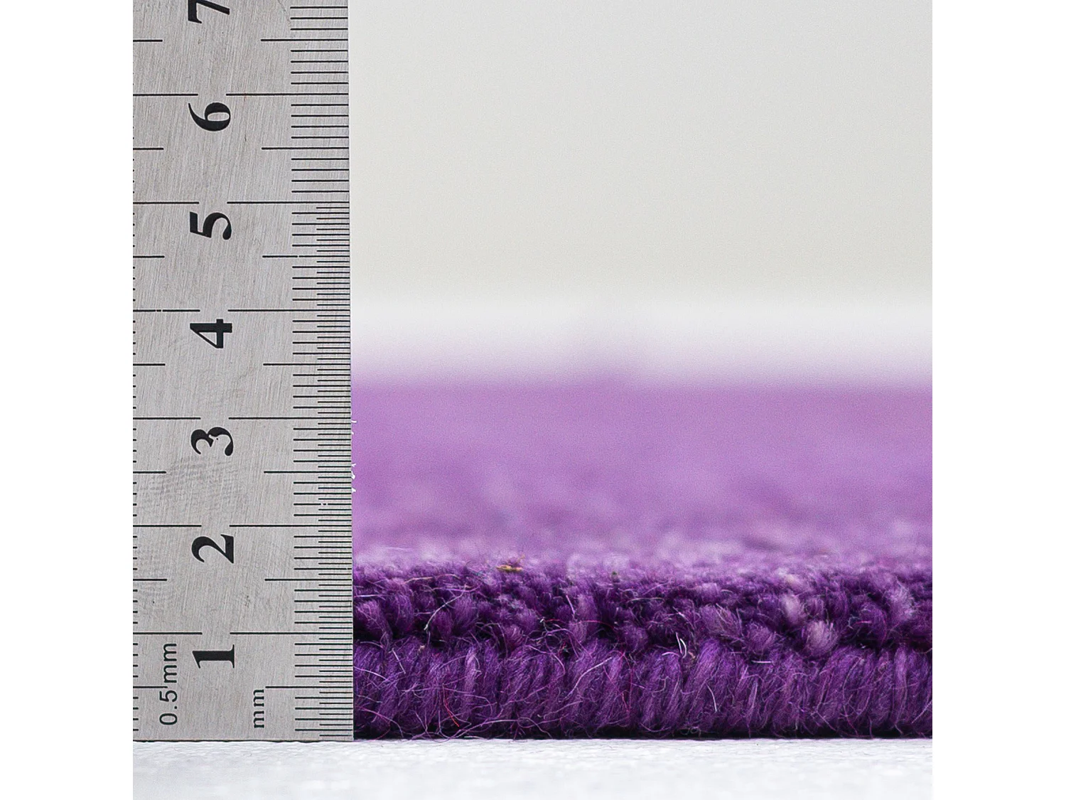 Tapis UNI tissé à la main  40x60 cm violette Holi