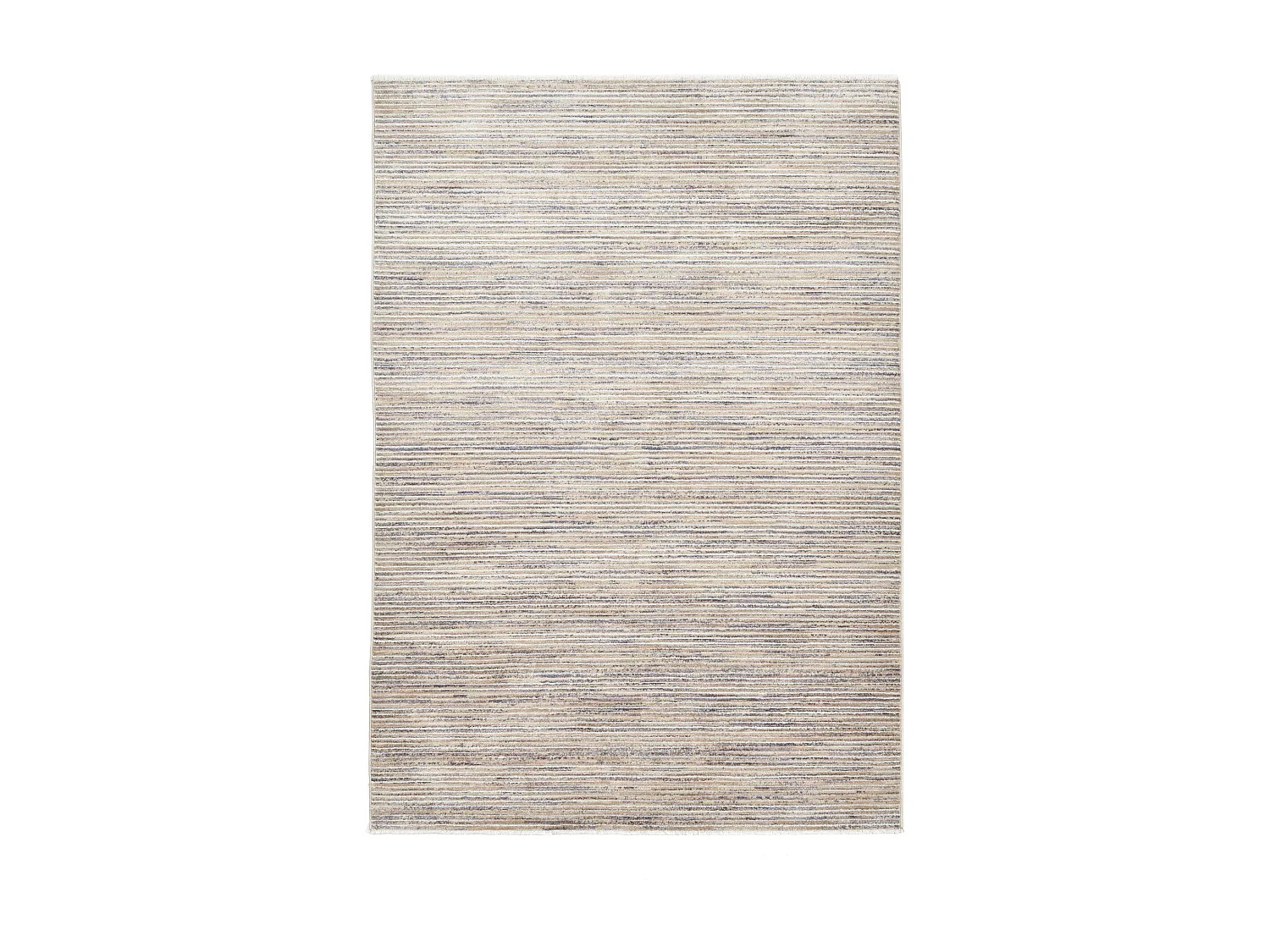 Alfombra de tejido plano con aspecto corto 60x130 cm Beige Corduletta