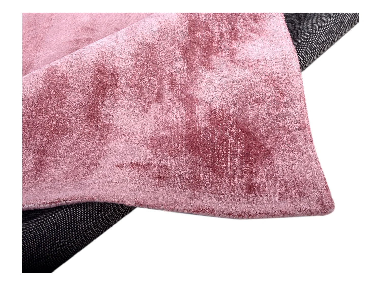 Handgewebter Viskoseteppich 300x400 cm Rose Shine