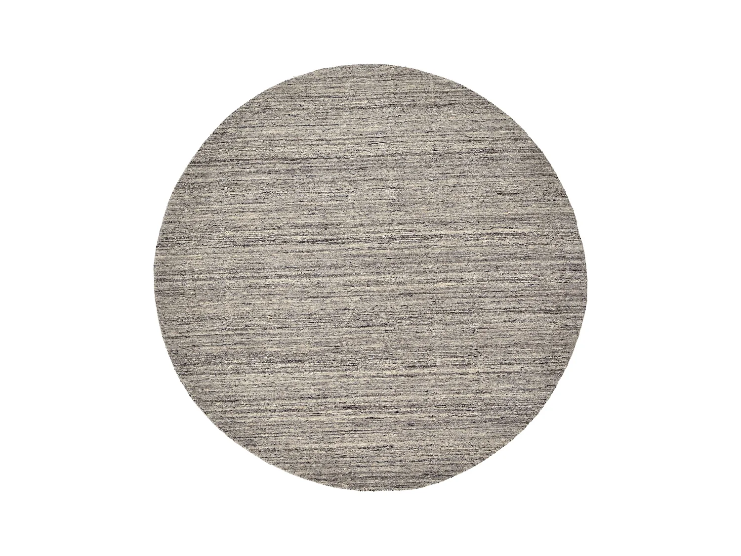 Alfombra de lana UNI tejida a mano 150x150 cm Gris Pure