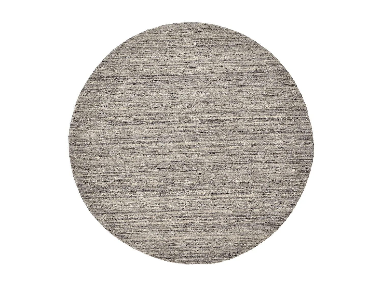 Tapis en laine UNI tissé à la main 150x150 cm gris Pure